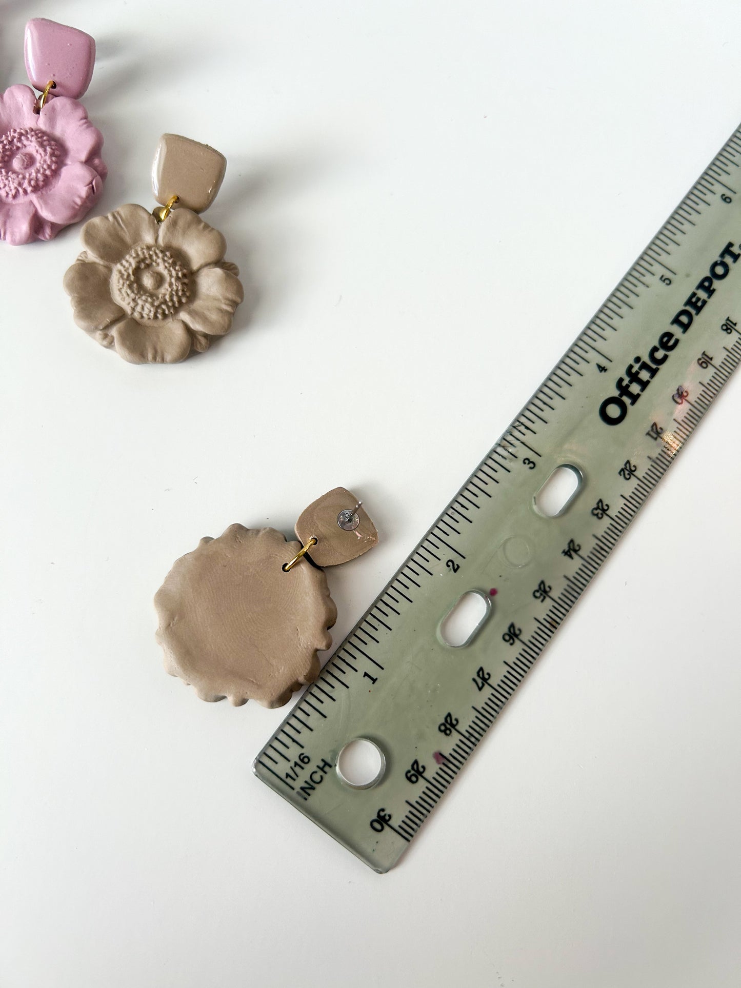 Poppy Stud Top Dangles