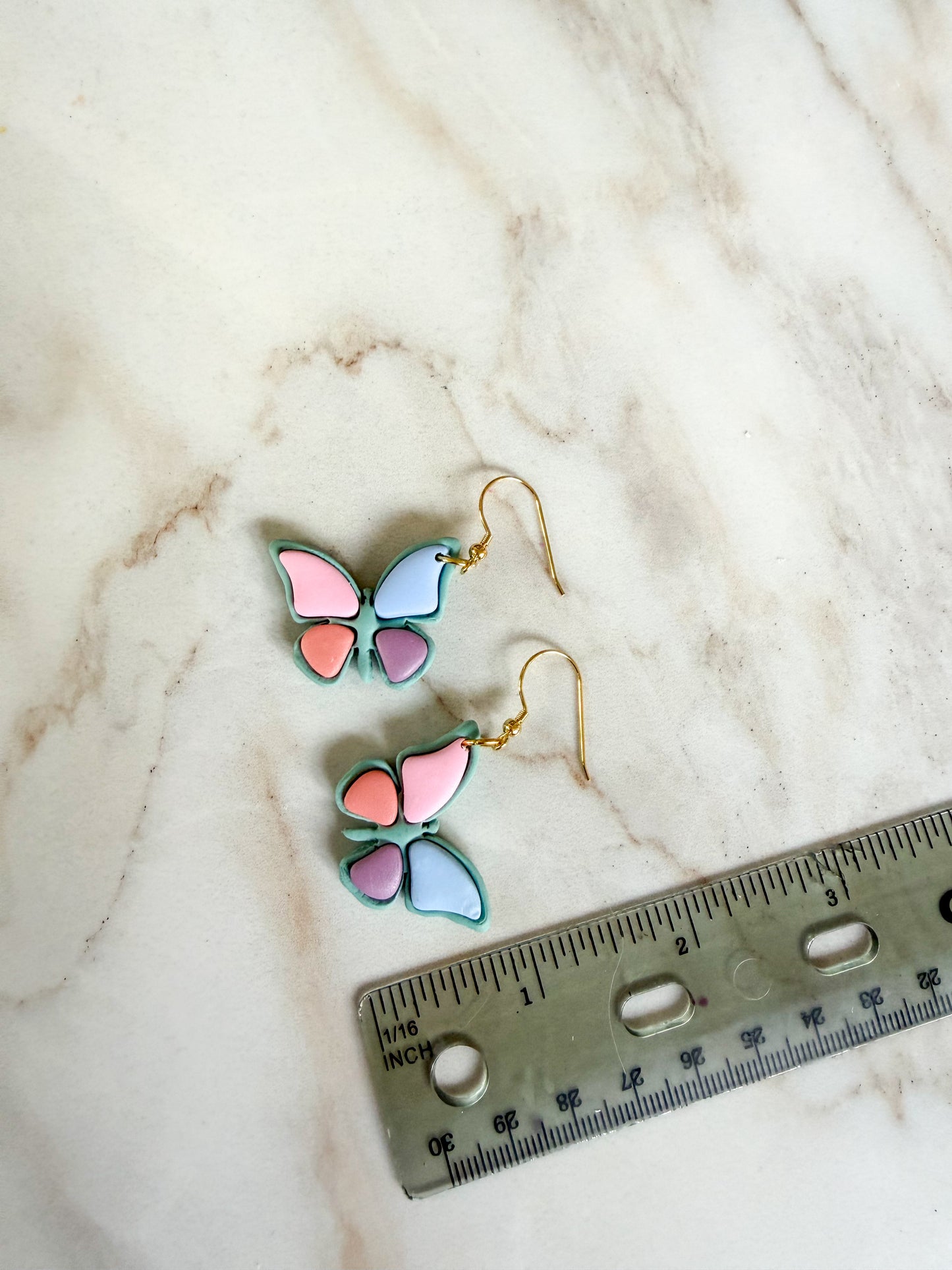 Butterfly Inlay Dangles