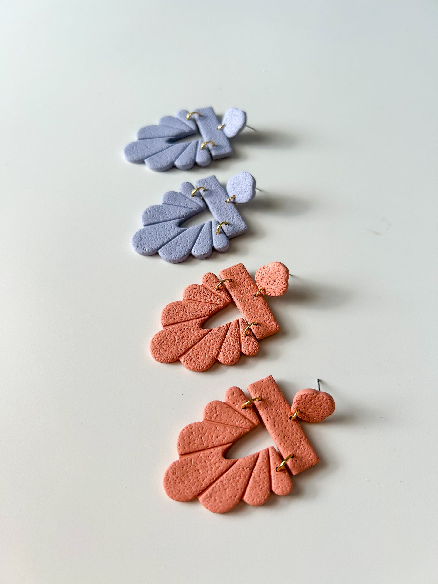 Spring Large Scallop Dangles
