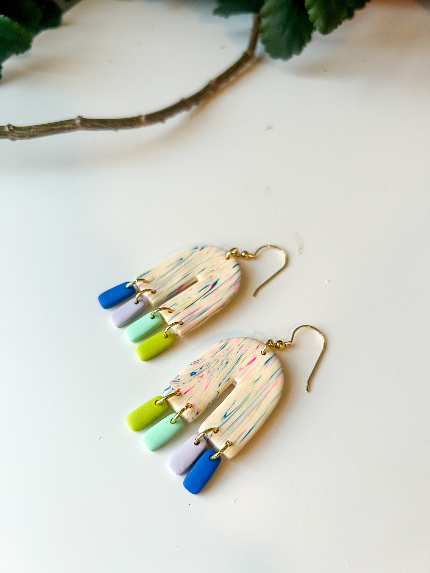 Confetti Fringe Arch Dangles