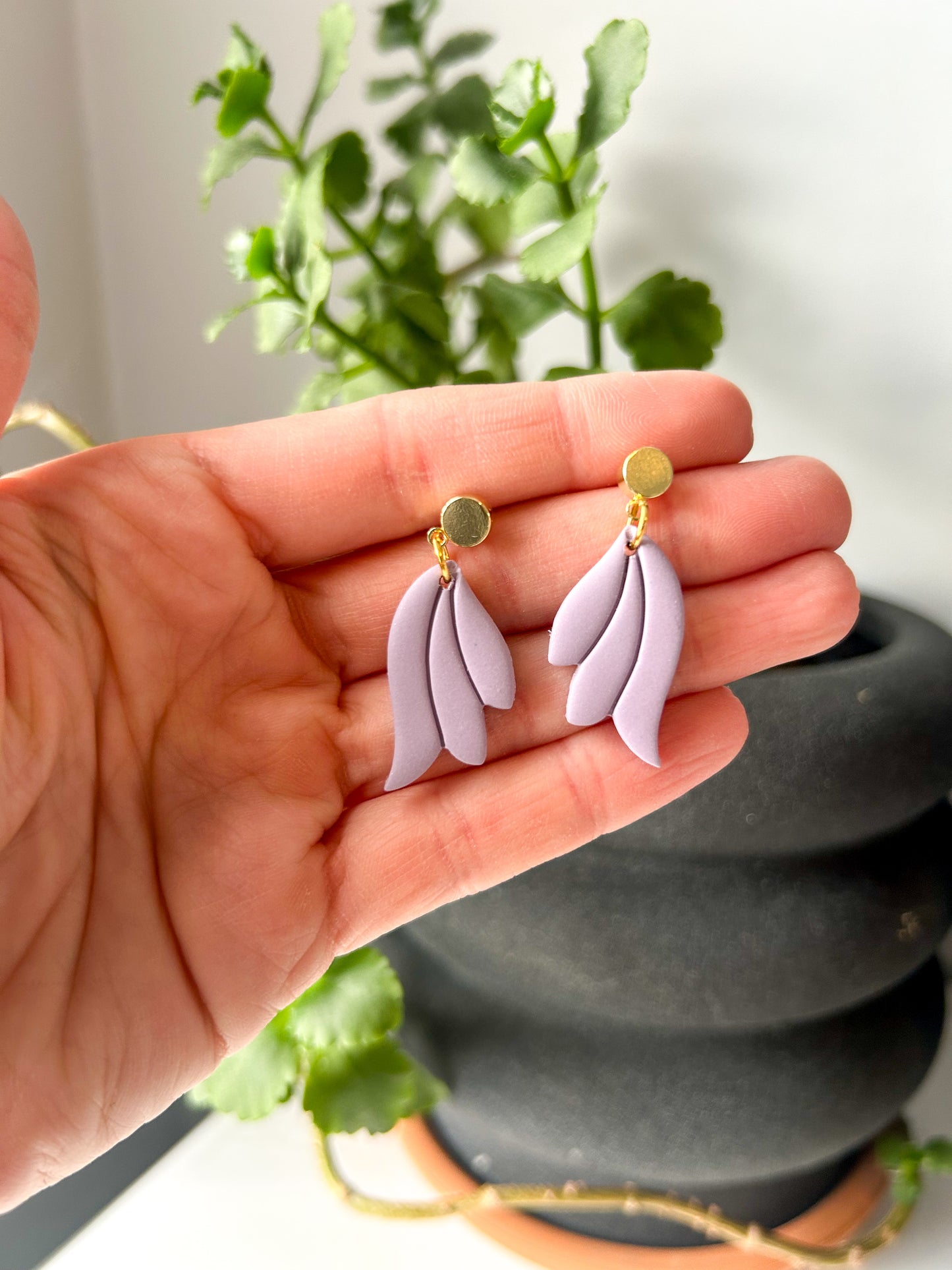 Mirrored Flora Dangles