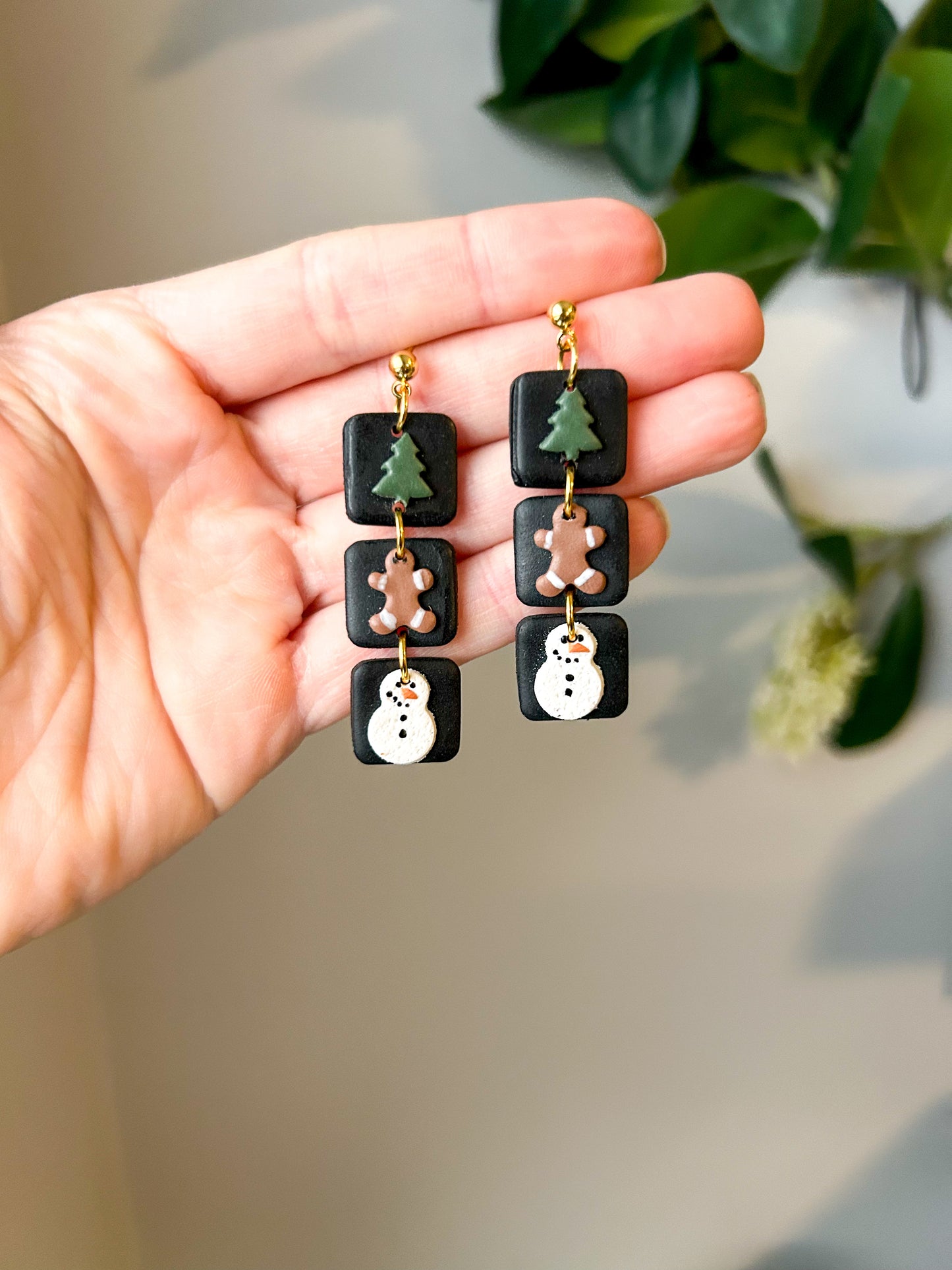 Triple Holiday Dangles