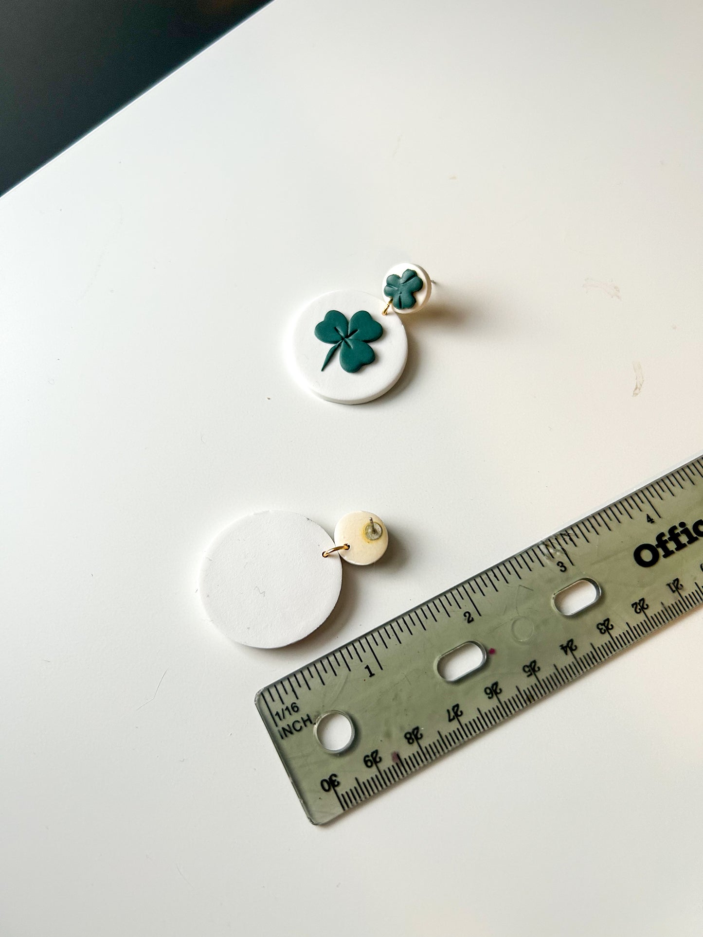 Clover Large Circle Dangles