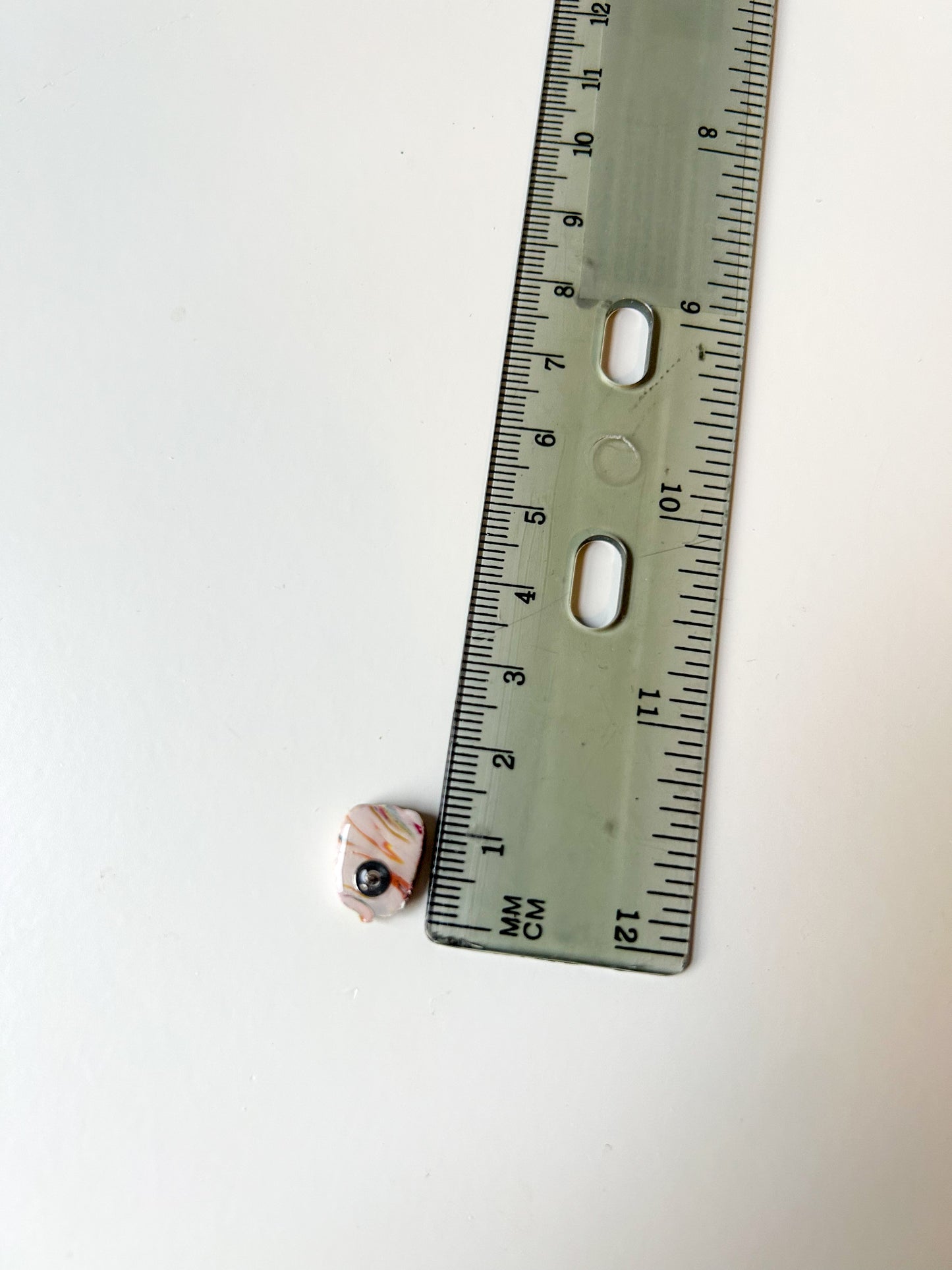 Marble Pumpkin Studs