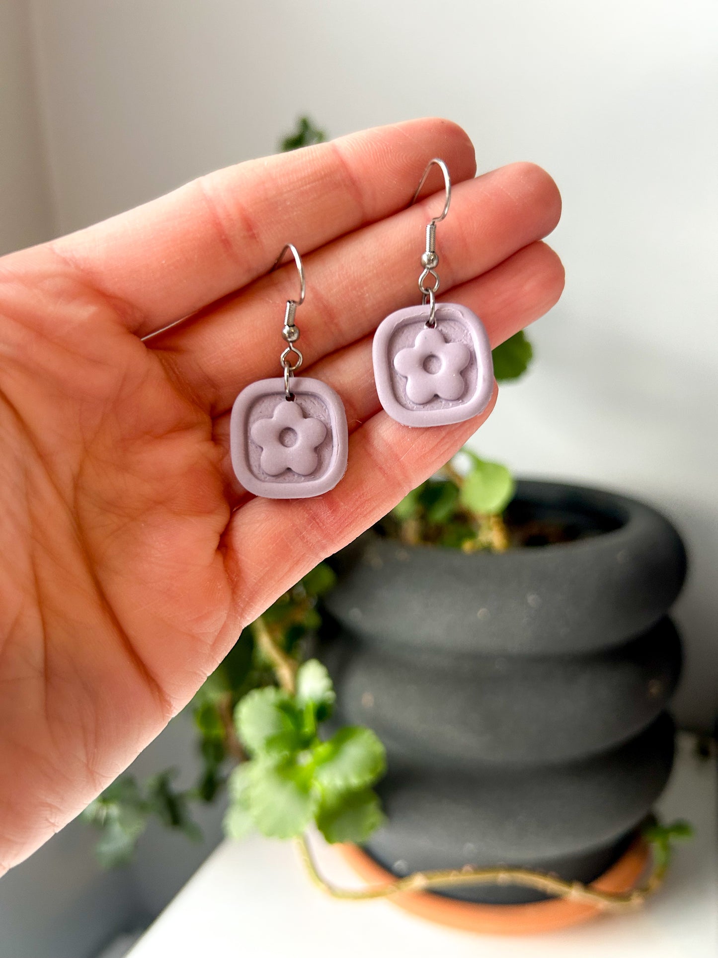 Mini Flower Square Dangles