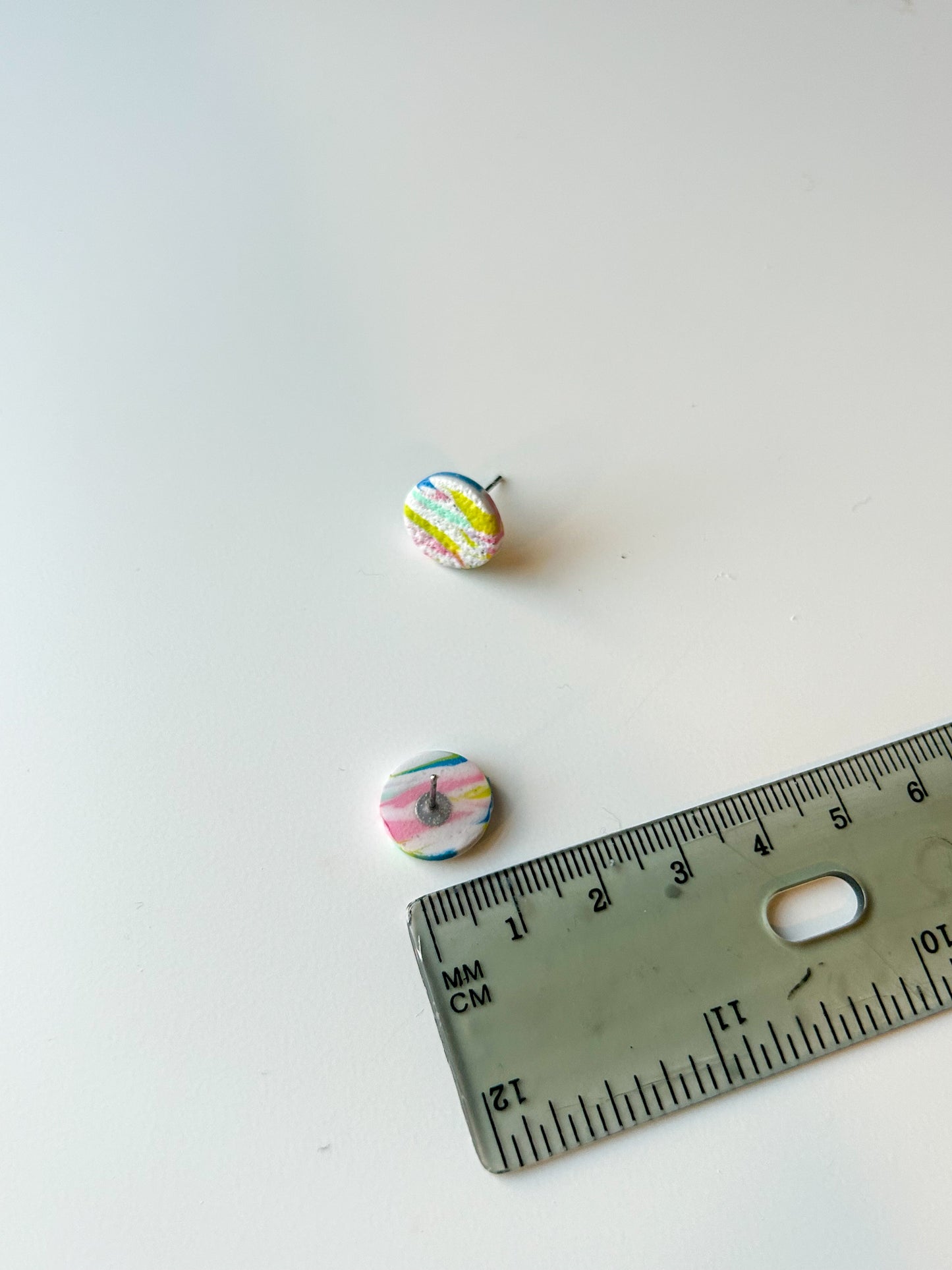 Confetti Swirl Studs