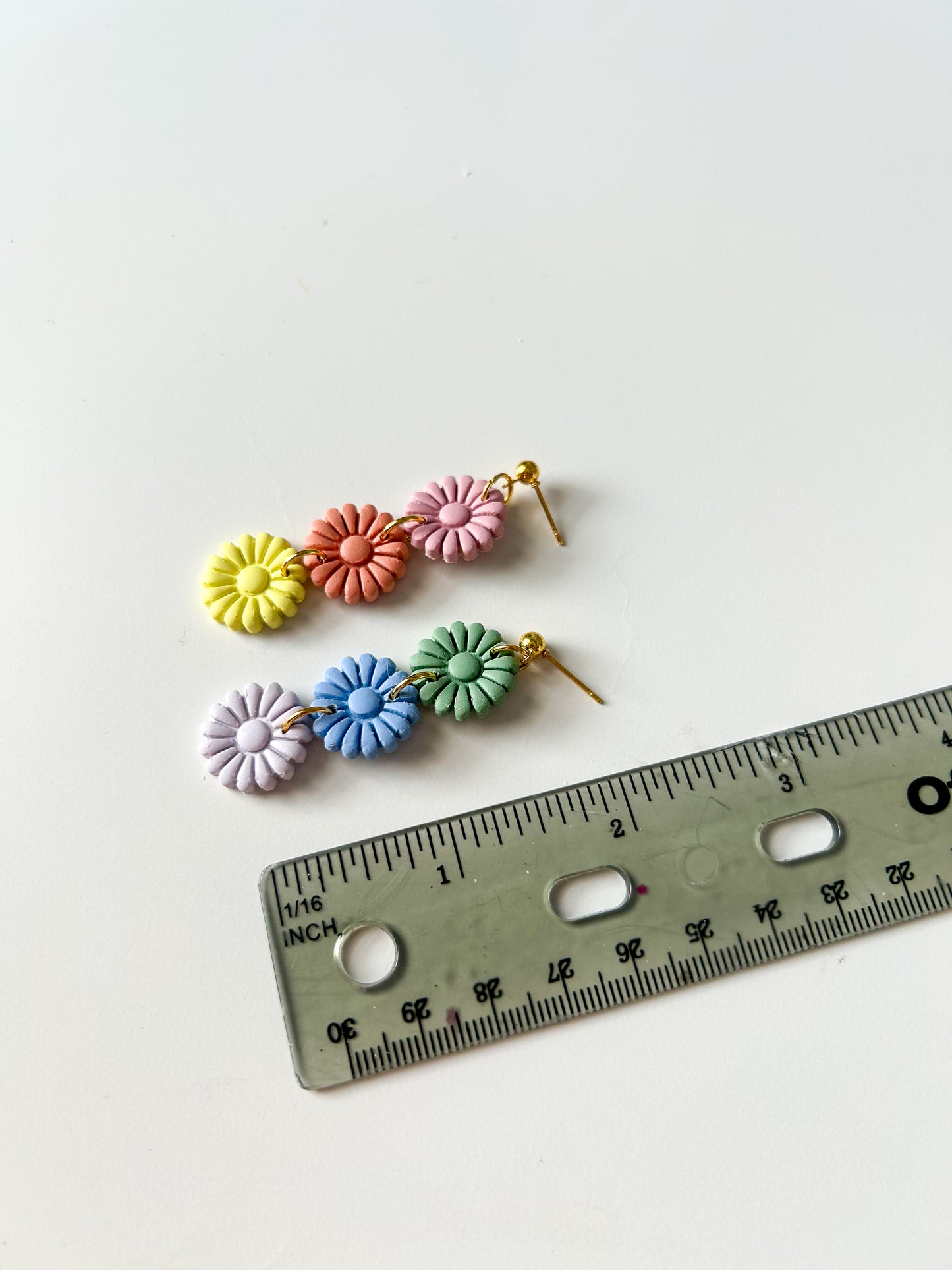 Rainbow Daisy Mini Dangles