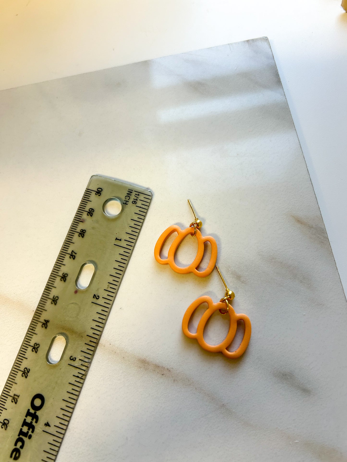 Hollow Pumpkin Dangles