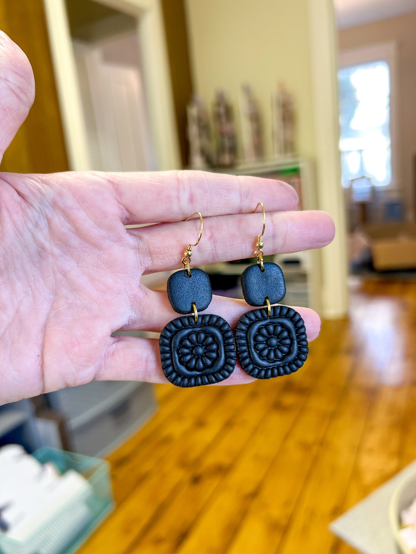 Flower Tile Dangles