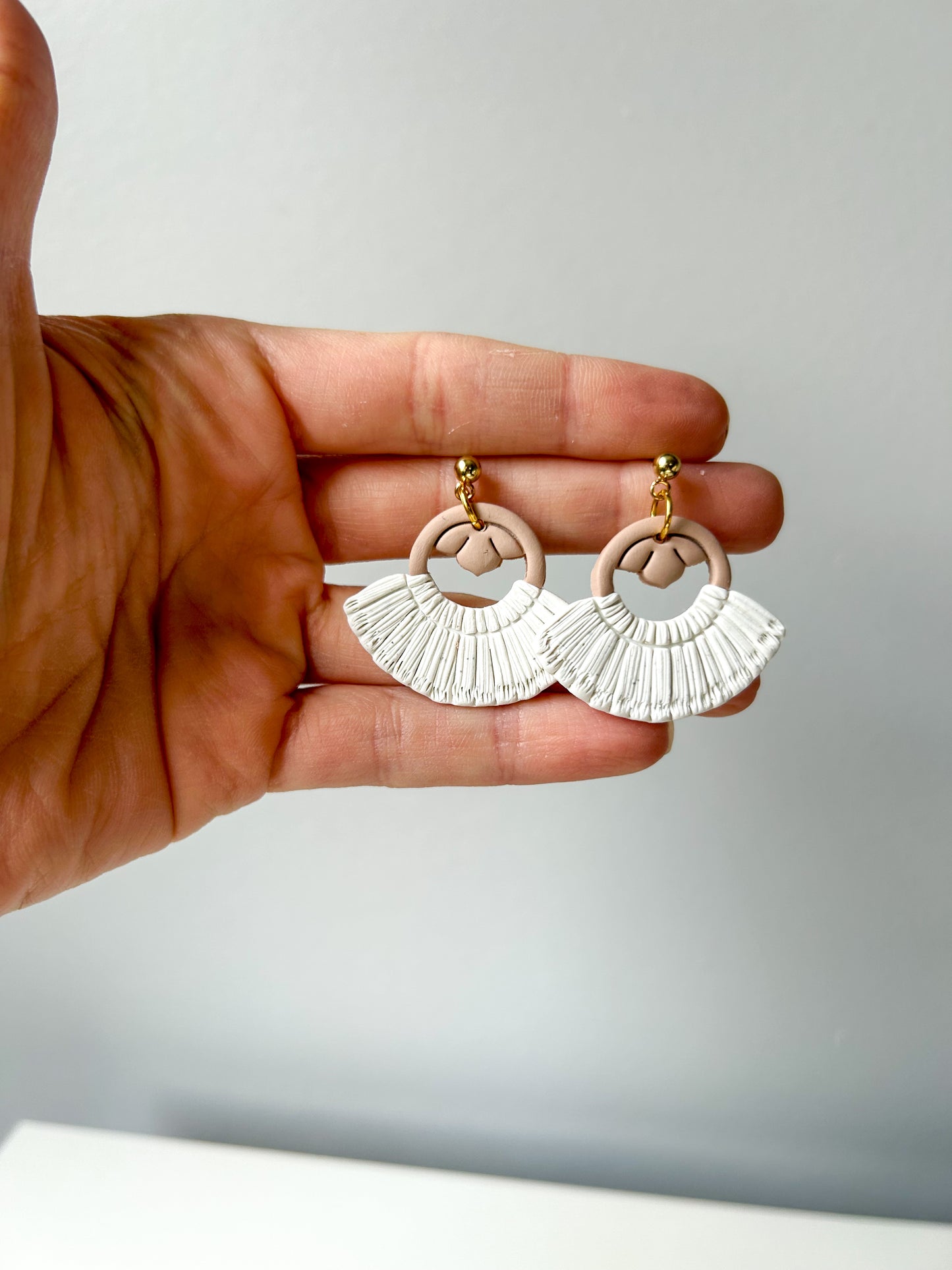 Macrame Fan Dangles