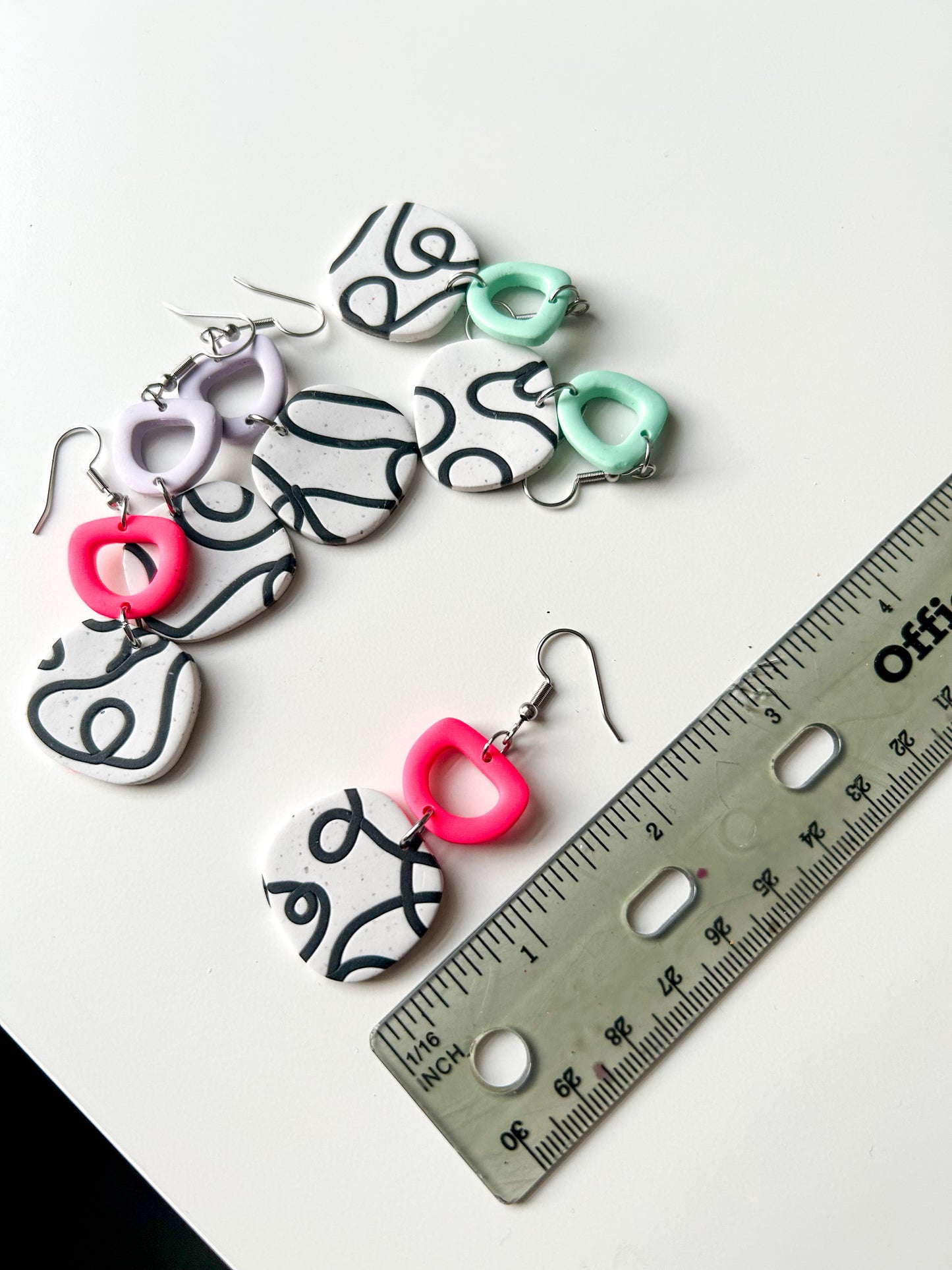 Swirly Scoop Top Dangles