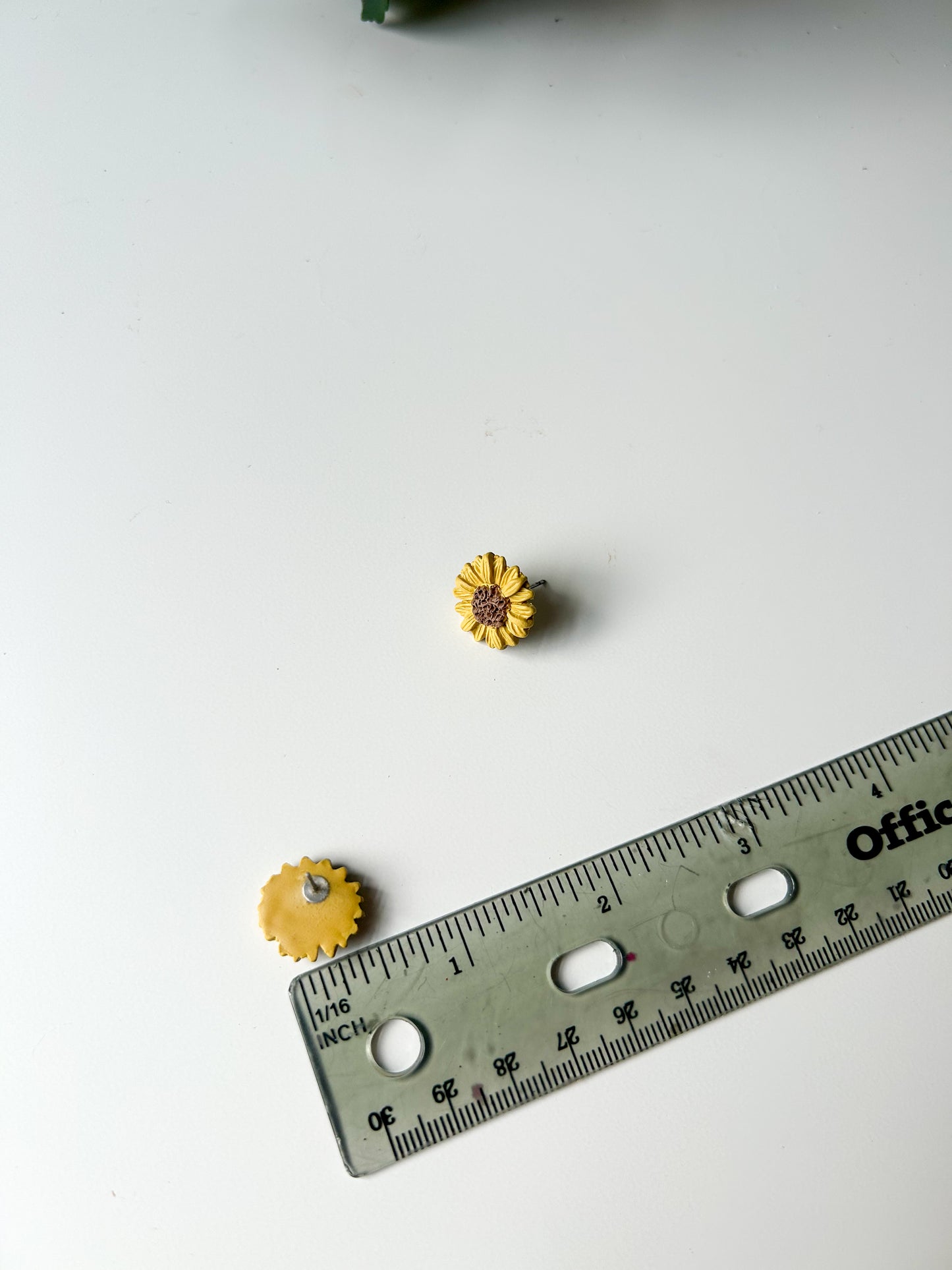 Large Sunflower Studs