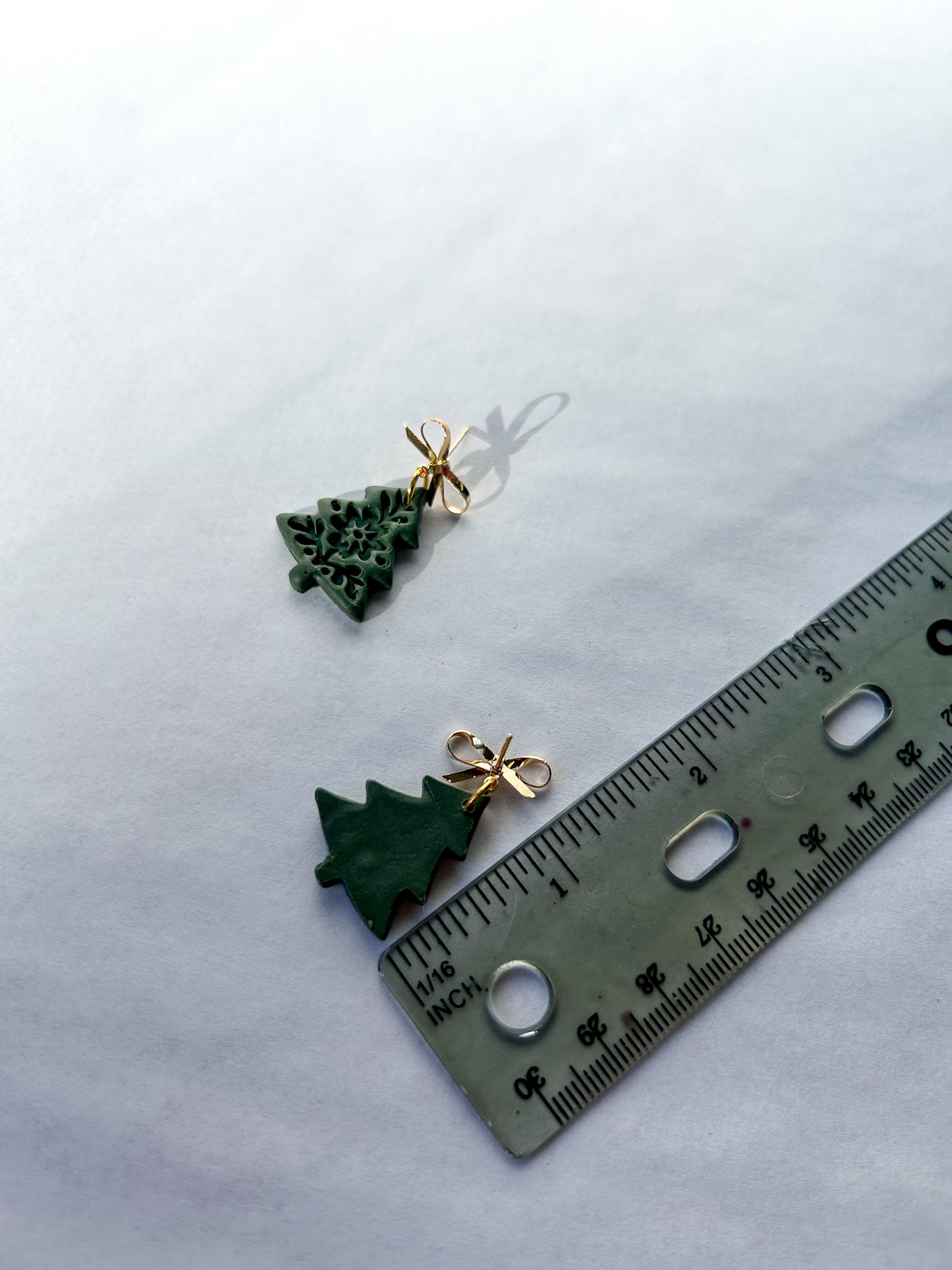 Ornate Tree Bow Top Dangles