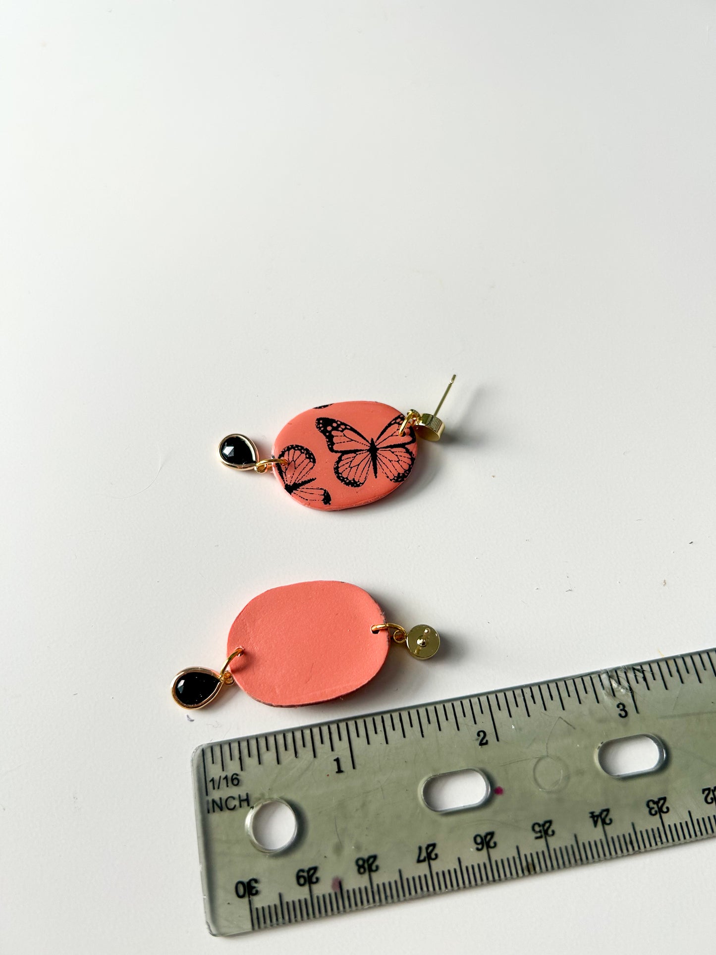 Butterfly Oval Dangles