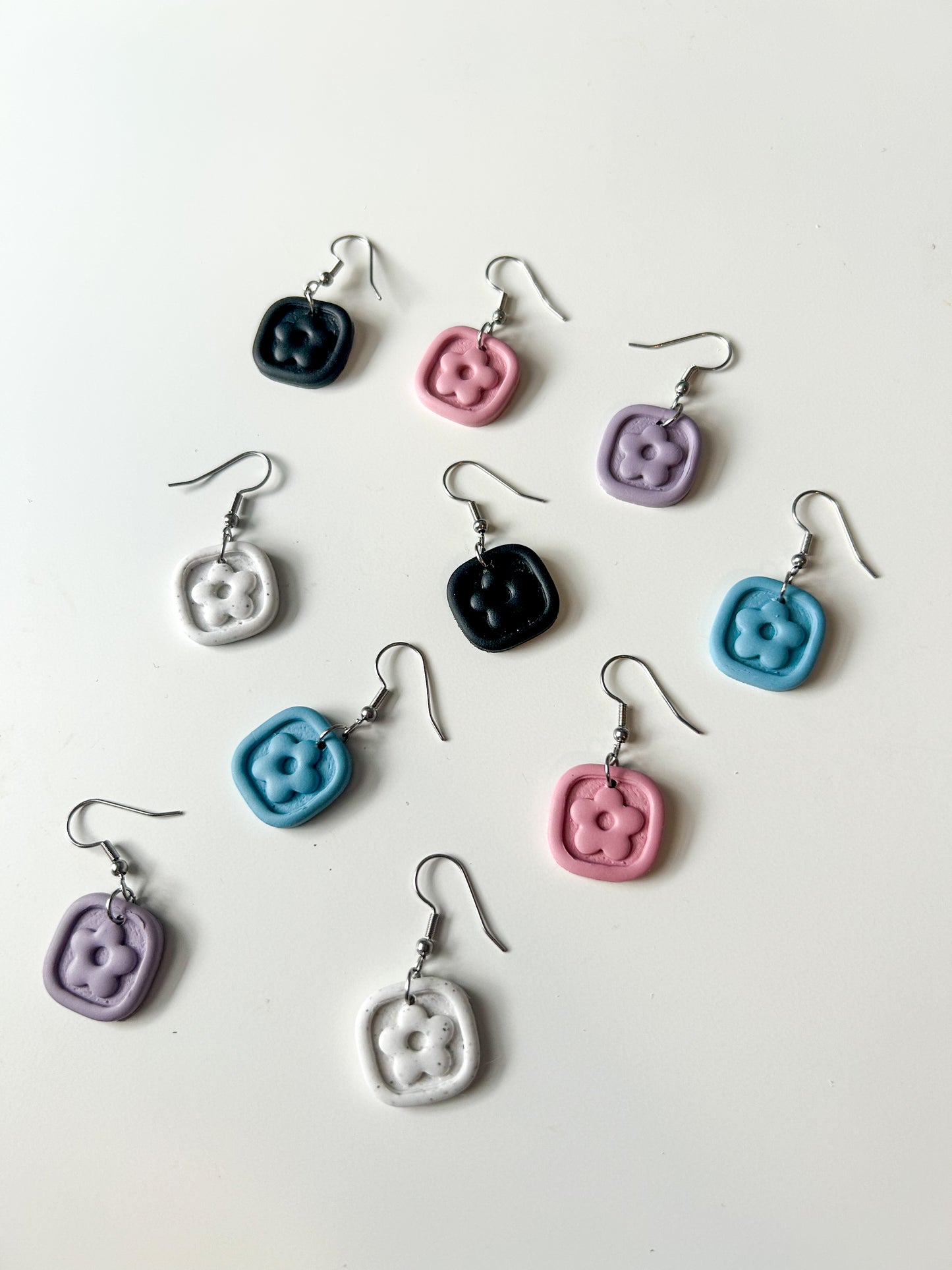 Mini Flower Square Dangles