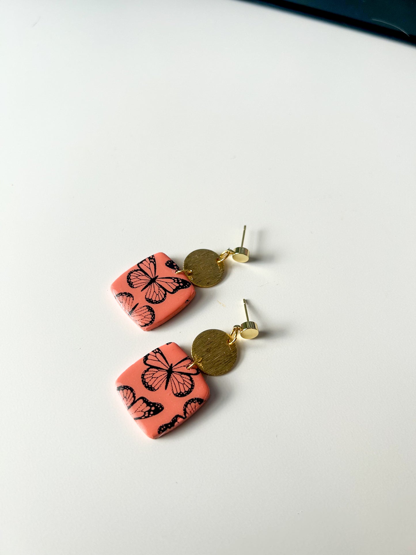 Butterfly Square Dangles