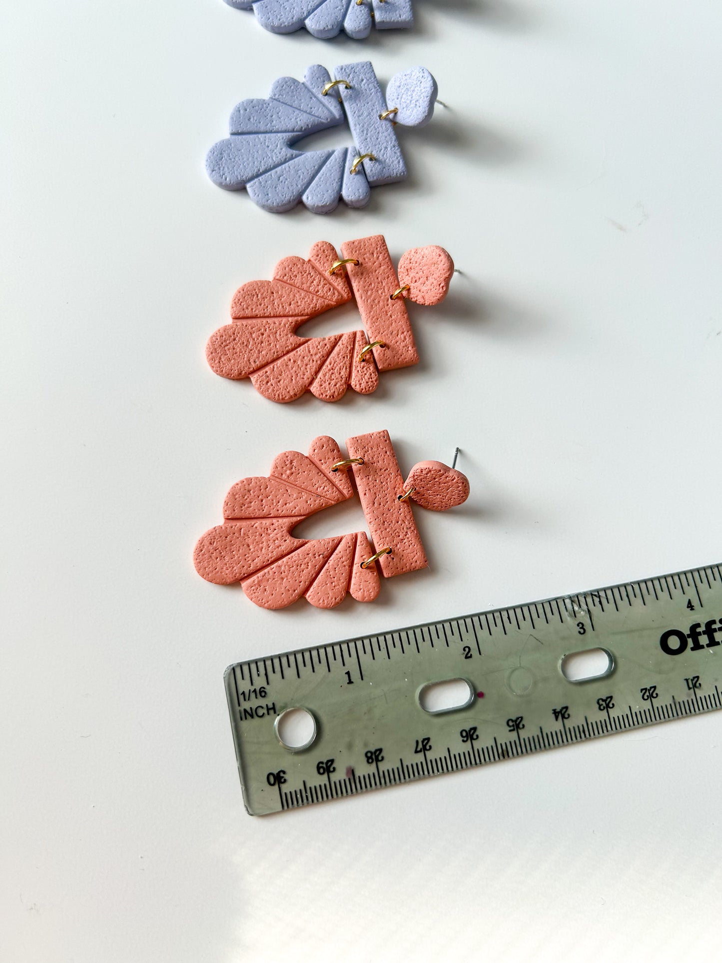 Spring Large Scallop Dangles