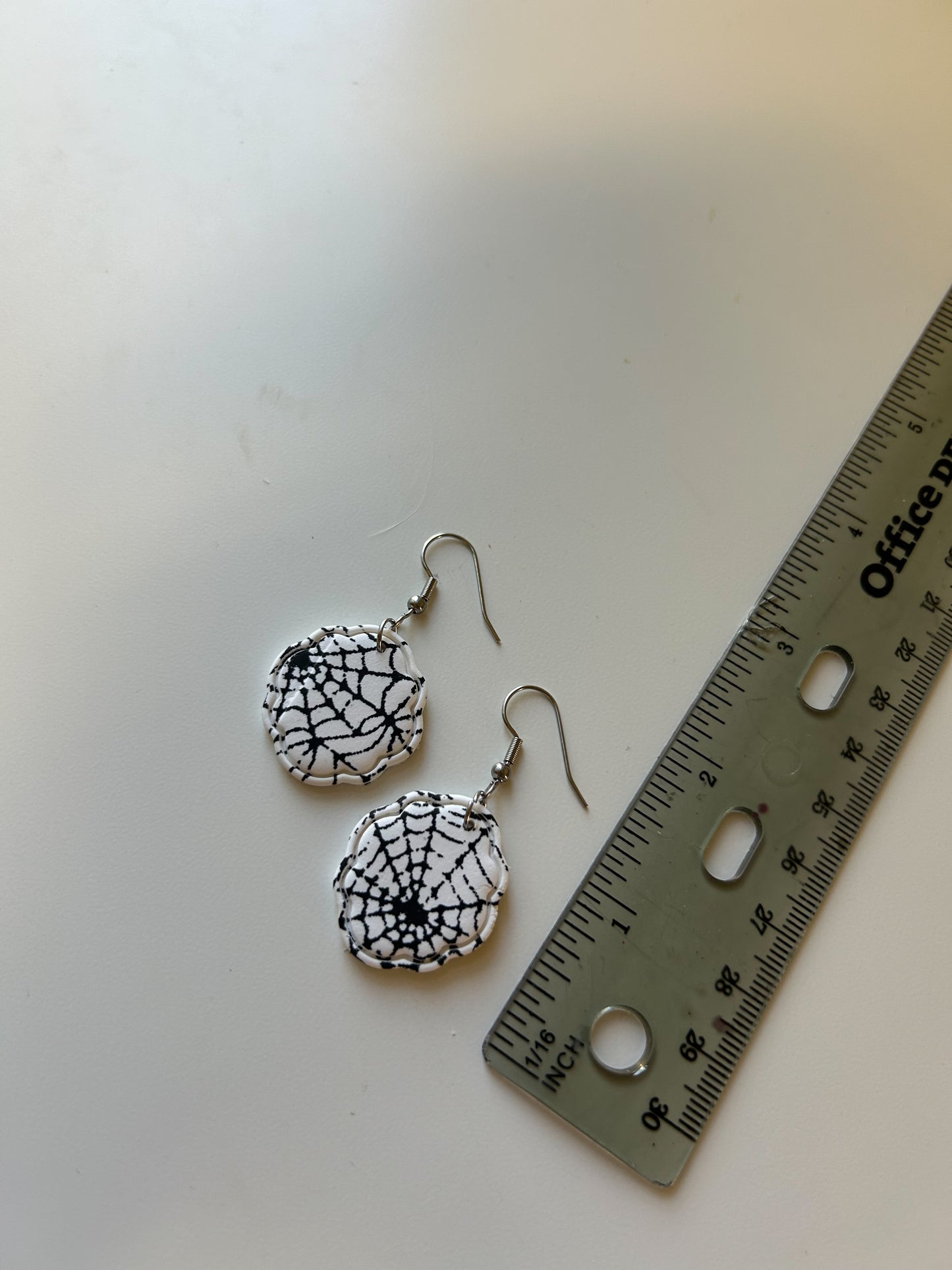 Spiderweb Oval Dangles