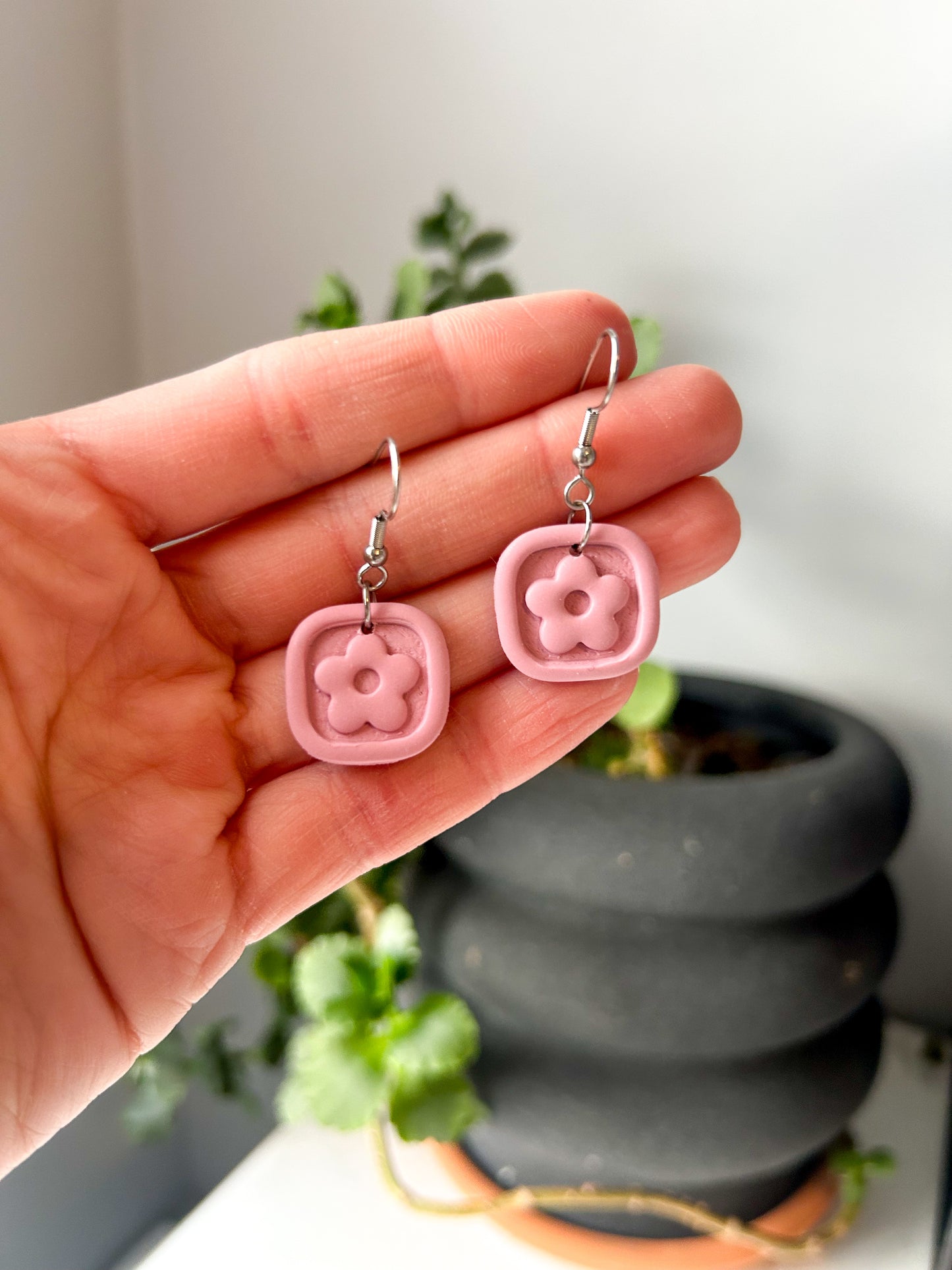 Mini Flower Square Dangles