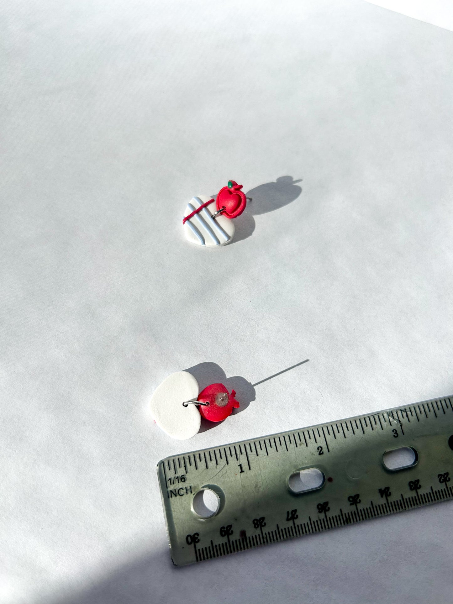 Paper Heart Teacher Dangles