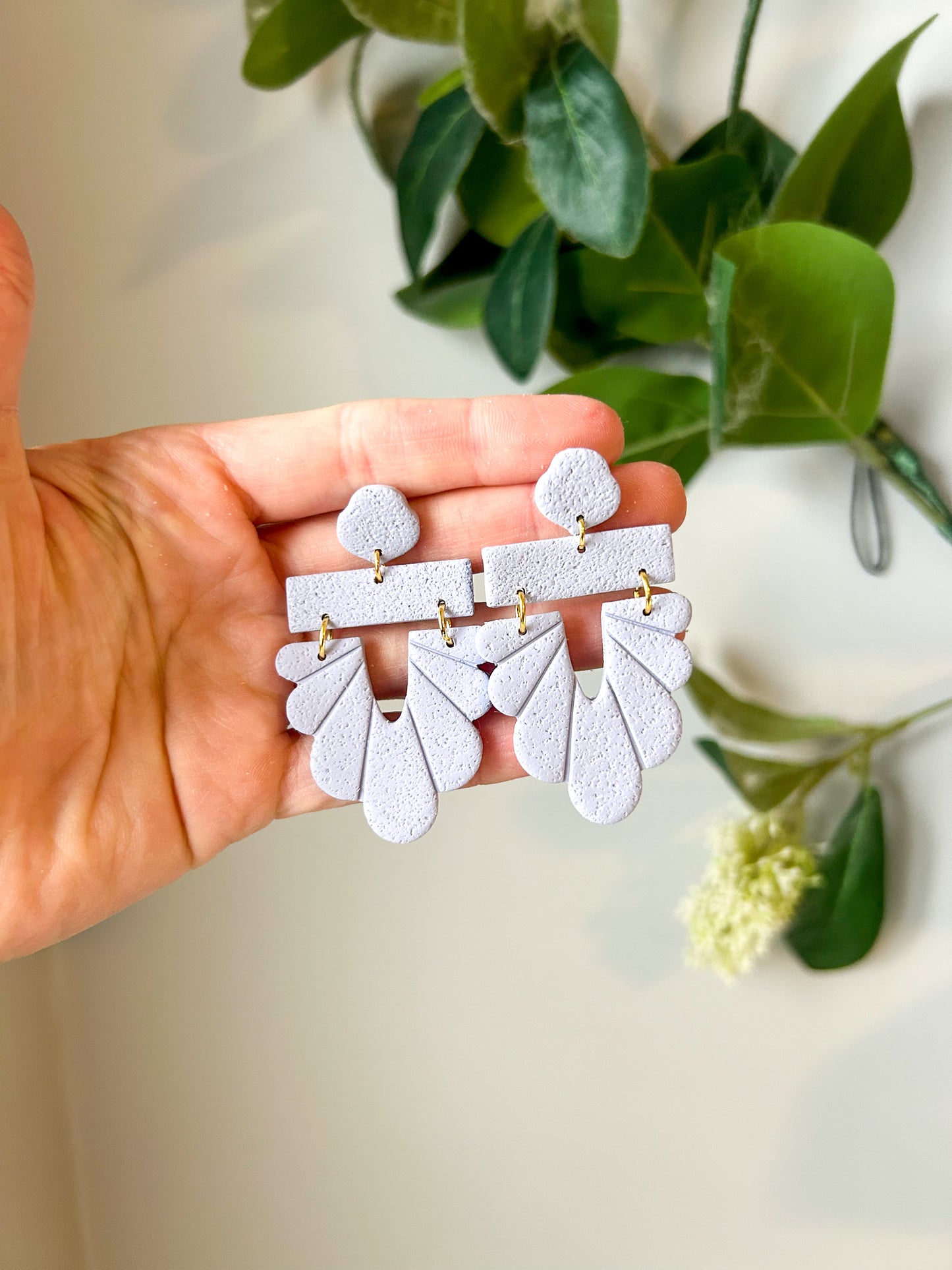 Spring Large Scallop Dangles