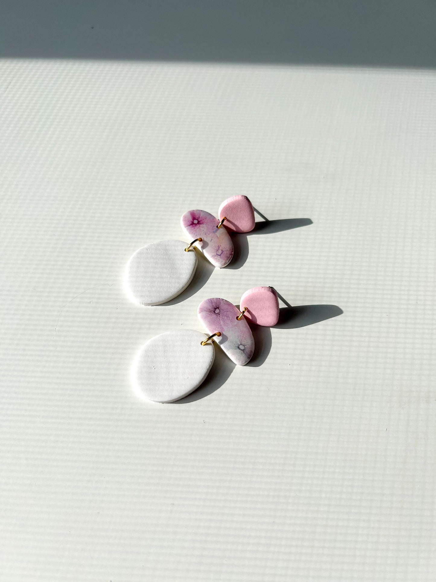 Watercolor Floral Triple Dangles
