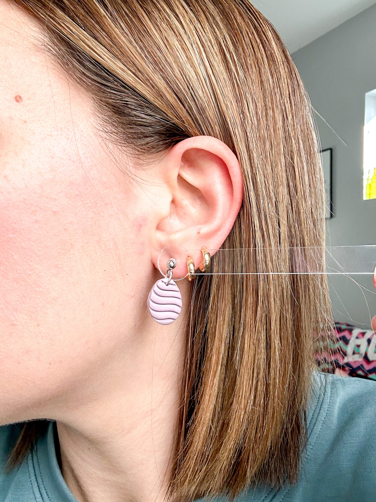 Swirly Egg Mini Dangles