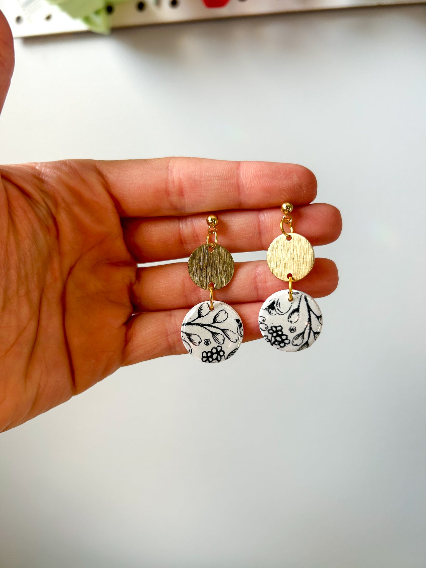 Rosie Circle Charm Dangles