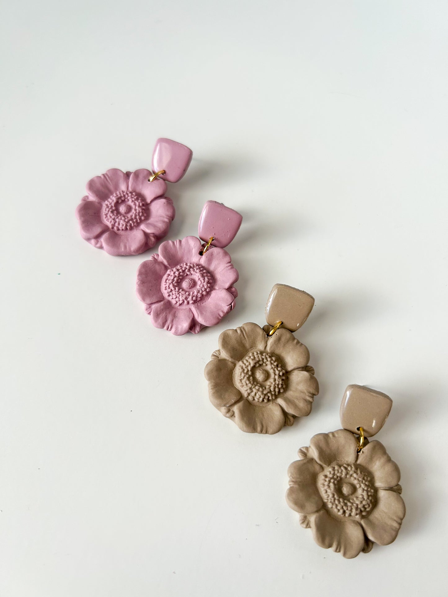 Poppy Stud Top Dangles