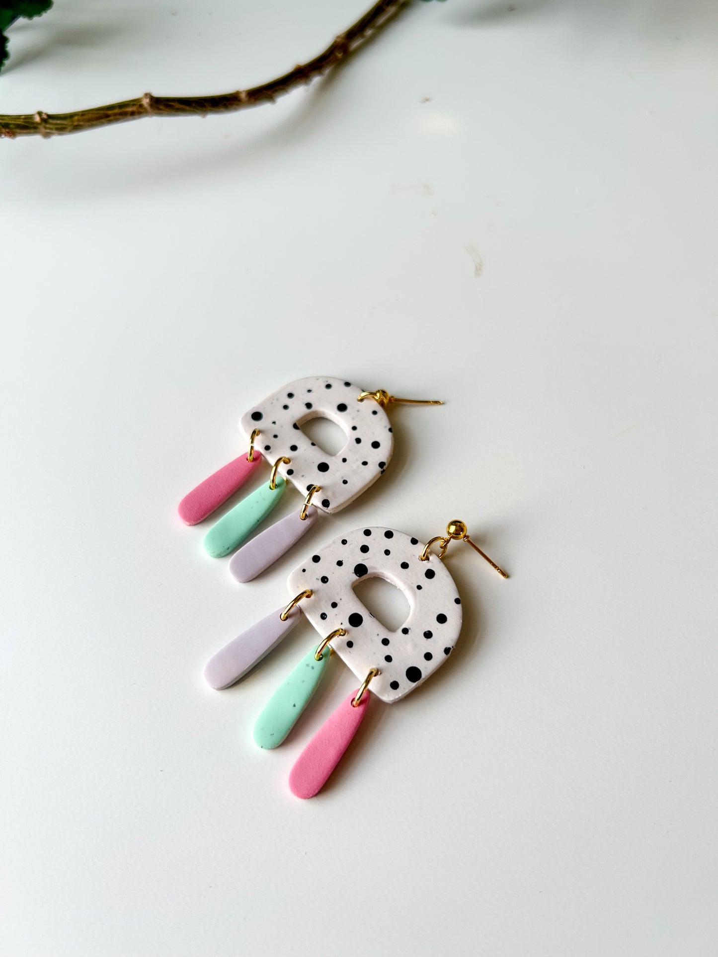 Polkadot Triple Dangles