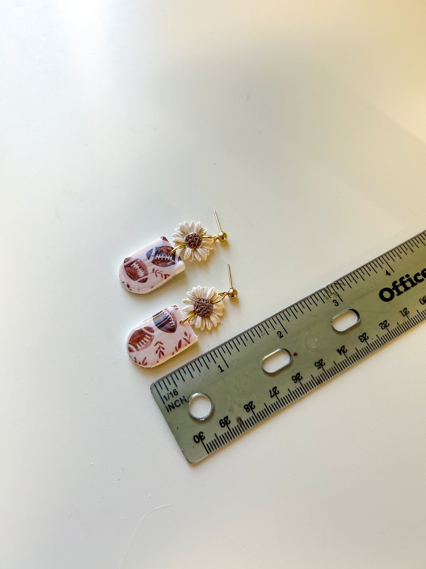 Football Flower Top Dangles
