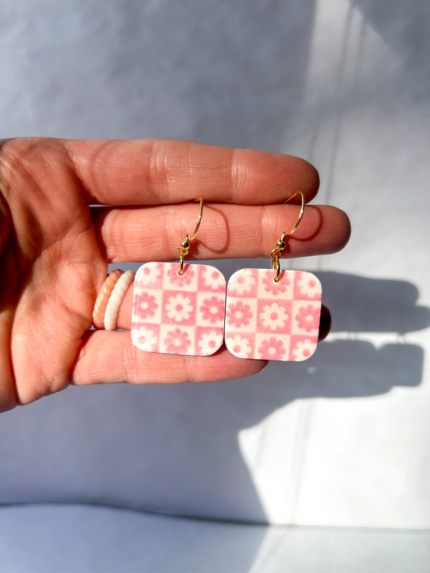 Flower Checker Dangles