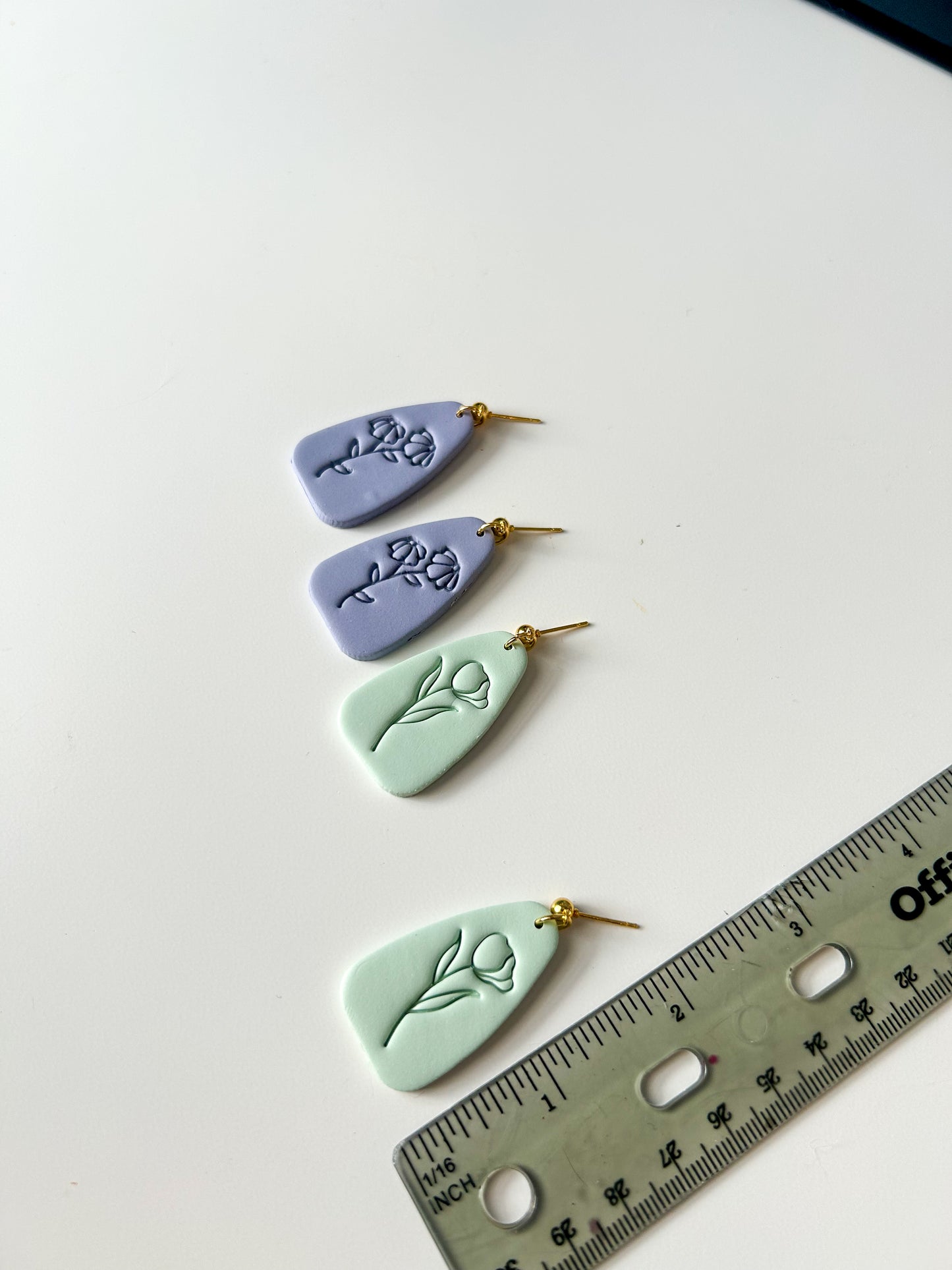 Flower Stamp Dangles
