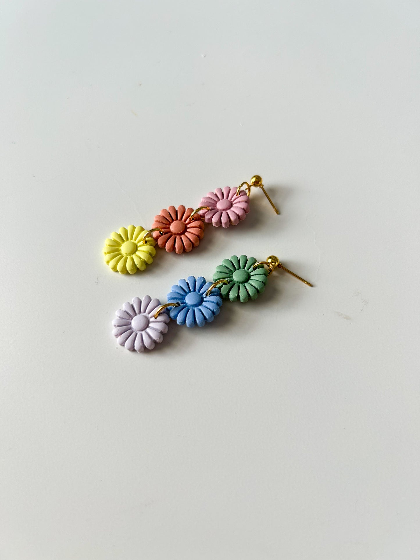 Rainbow Daisy Mini Dangles