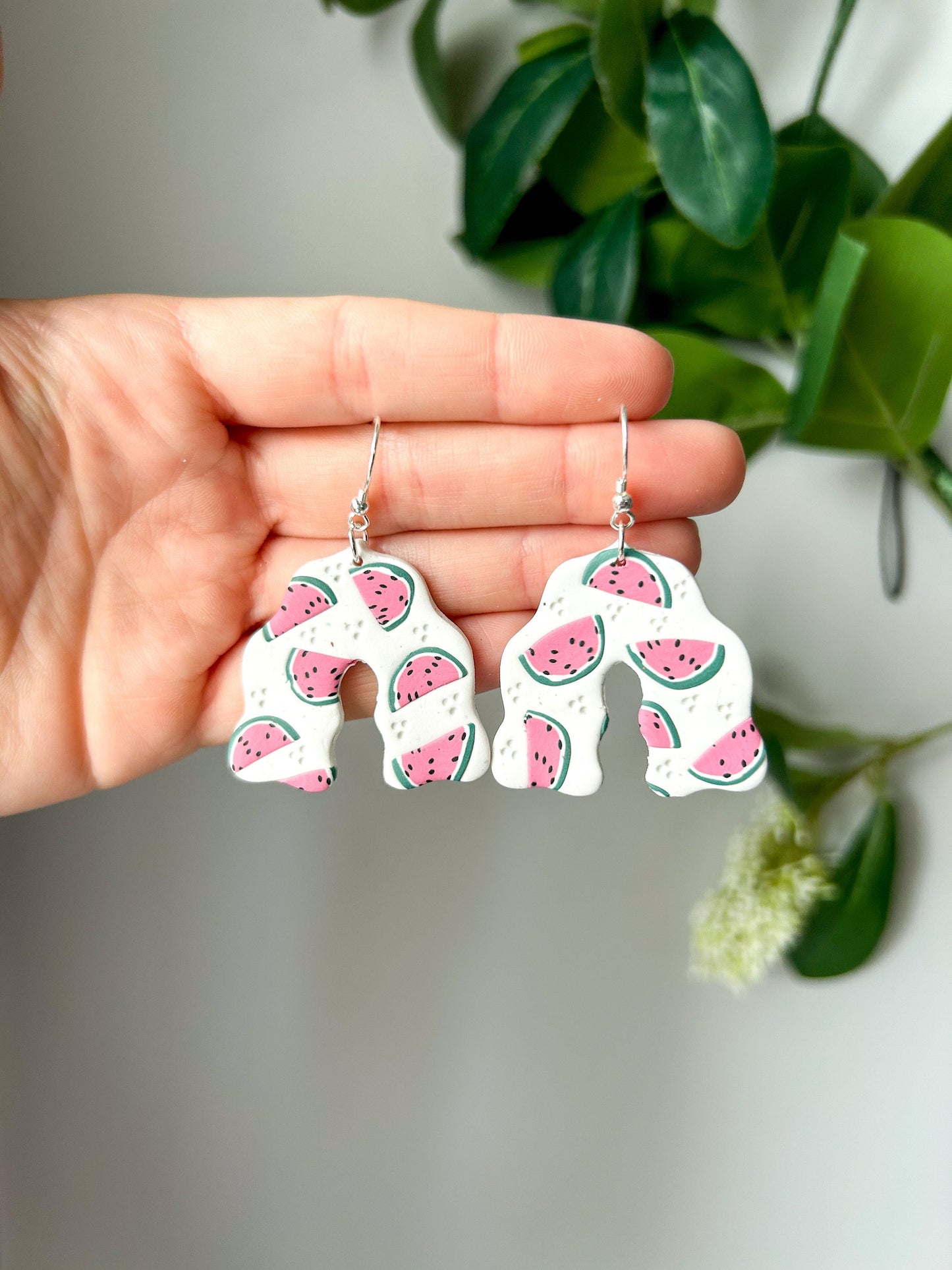 Watermelon Squiggle Arches