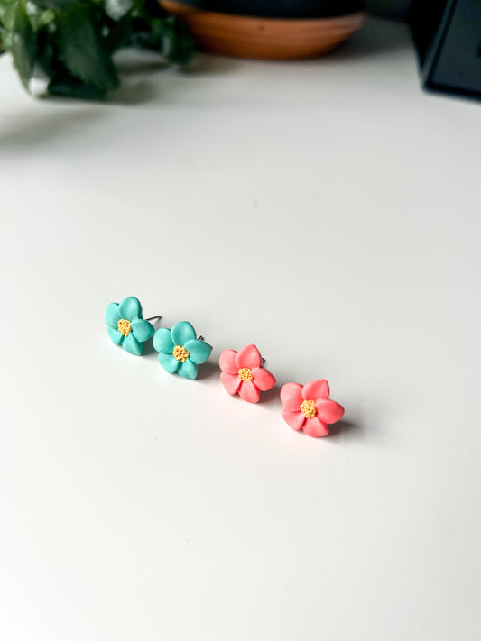 Plumeria Studs