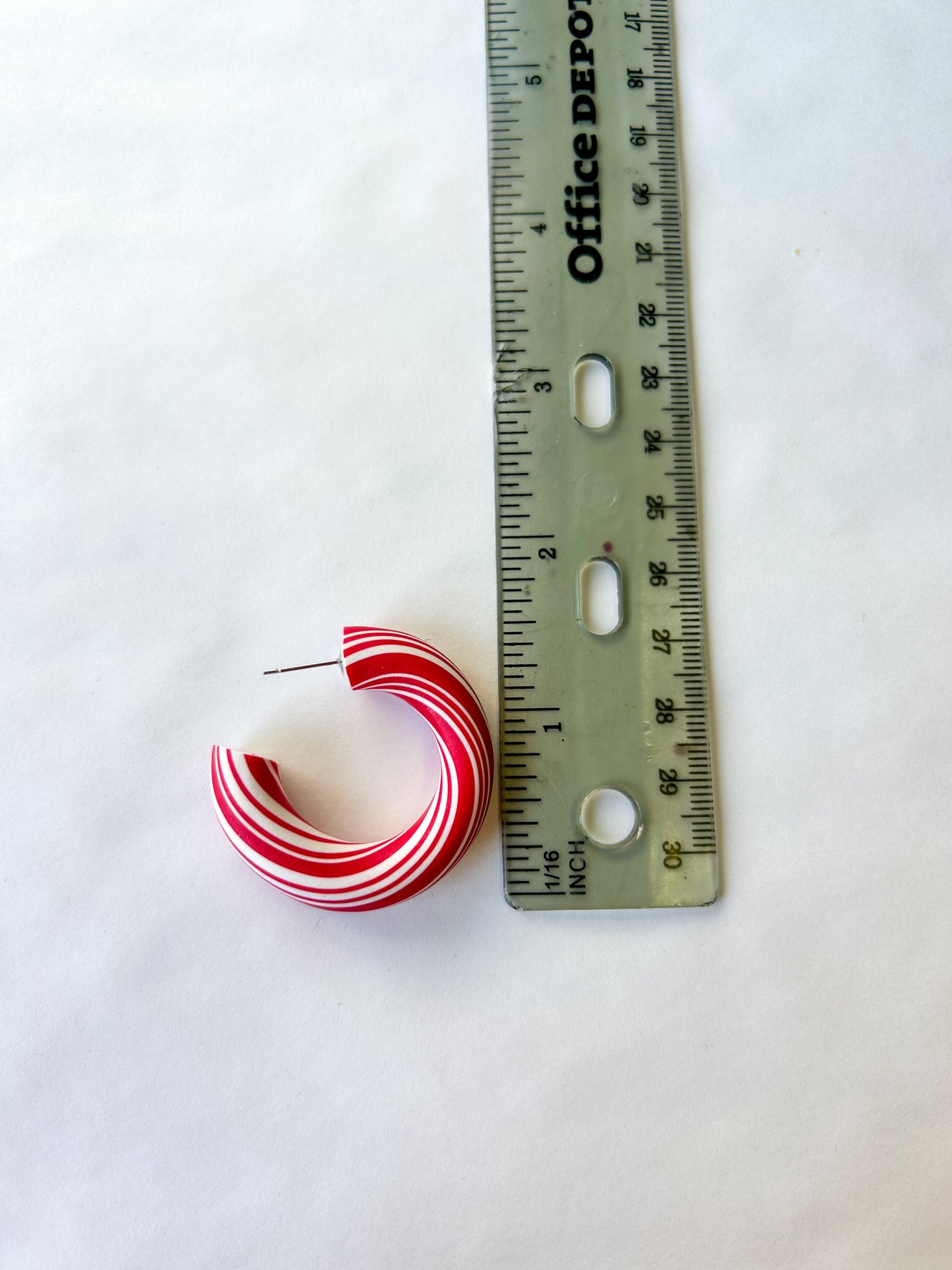 Candy Cane Hoops