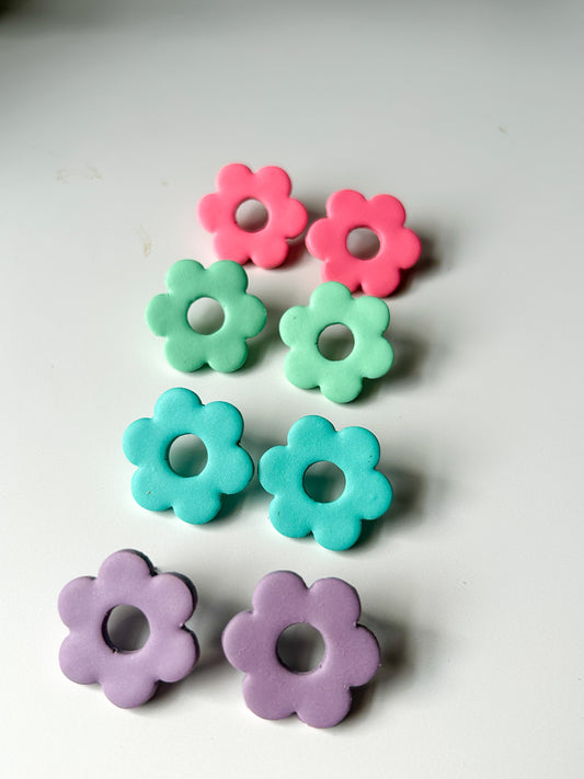 Large Flower Studs