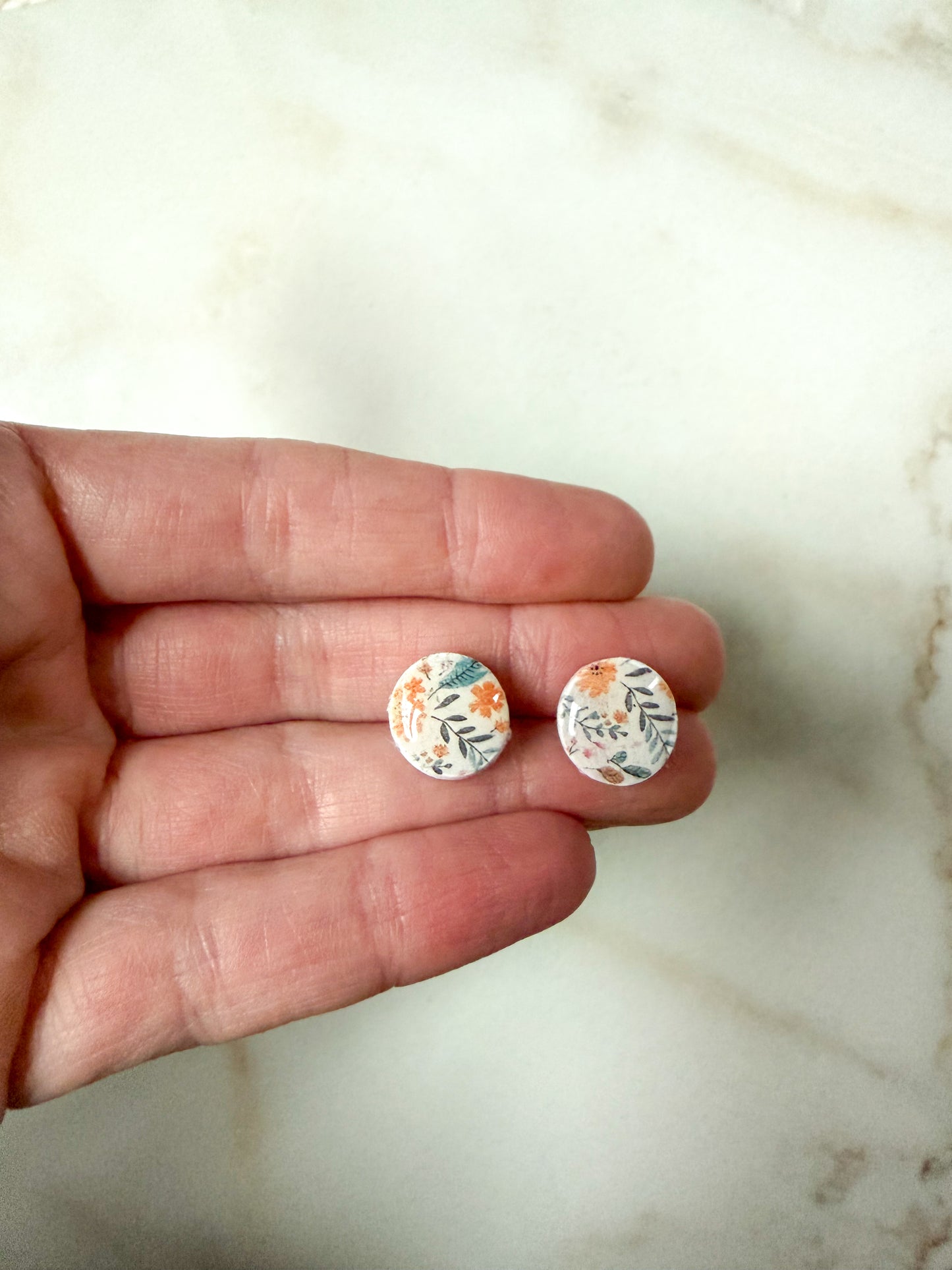 Confetti Floral Studs
