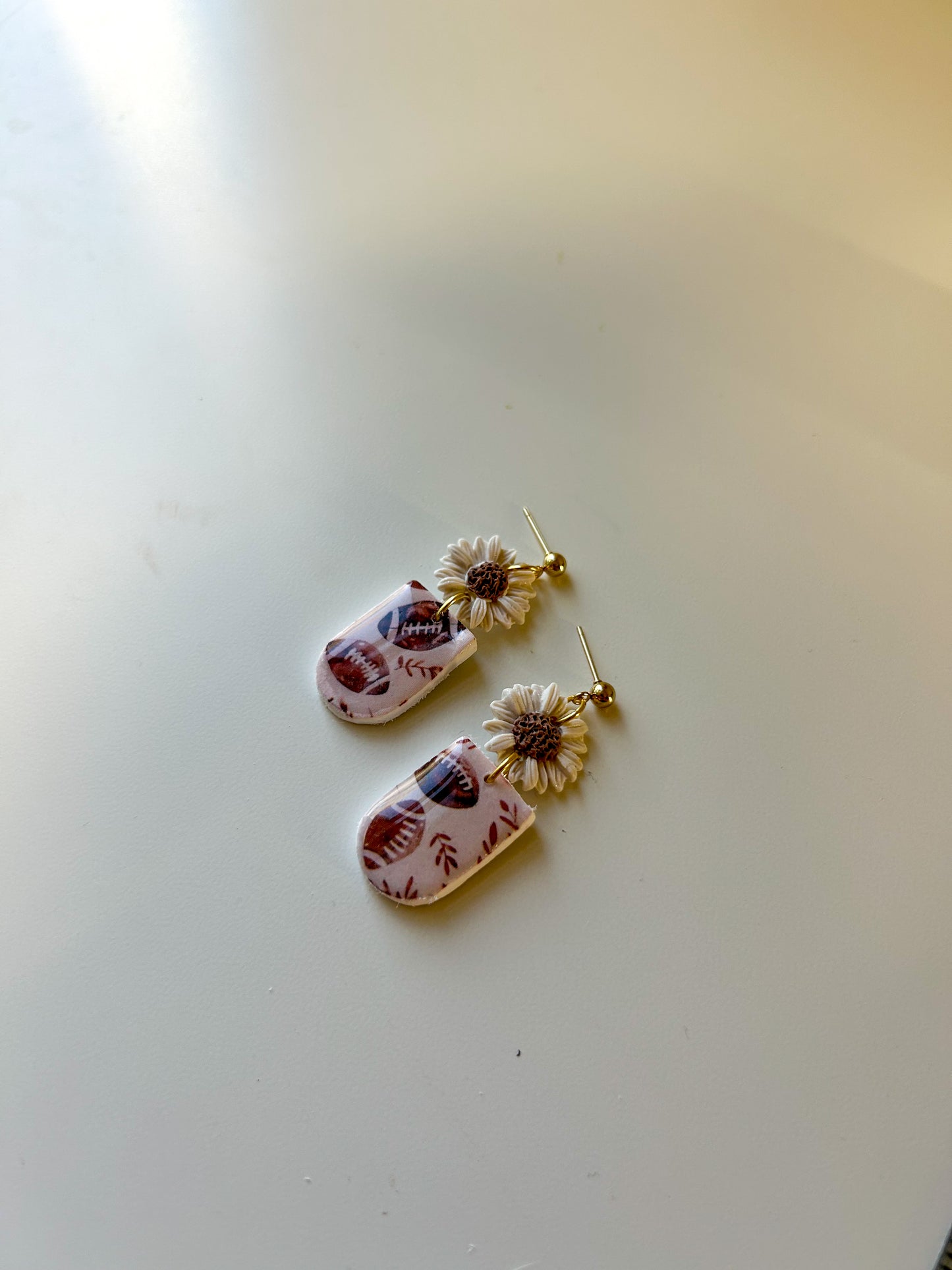 Football Flower Top Dangles