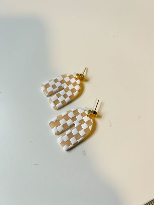 Translucent Checker Arch Dangles