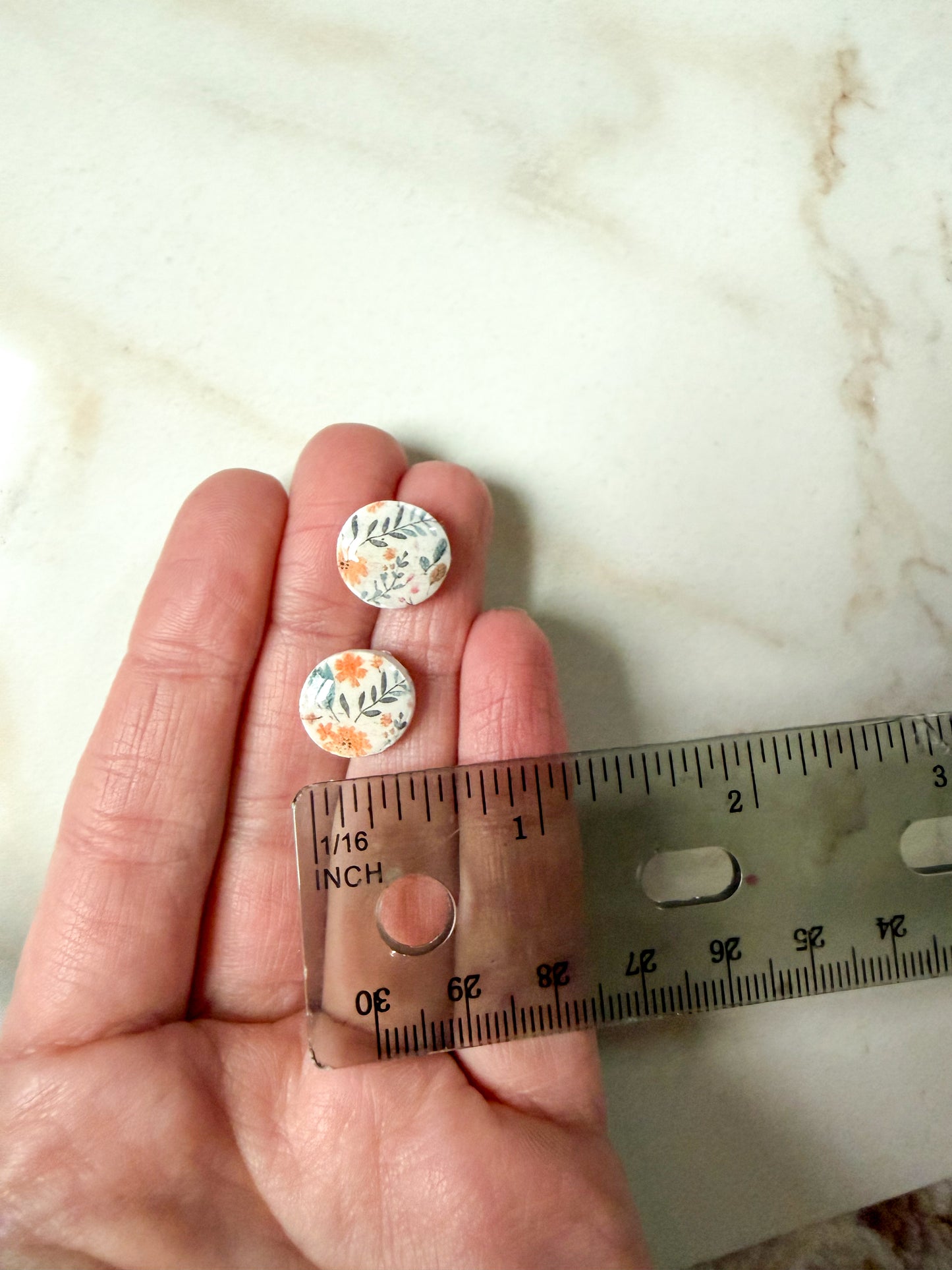 Confetti Floral Studs