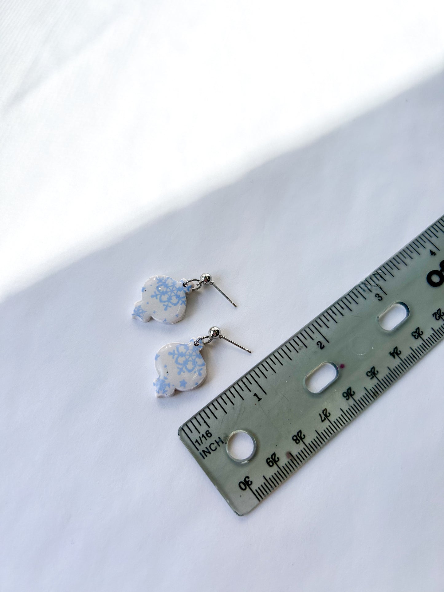 Blue and White Ornament Dangles