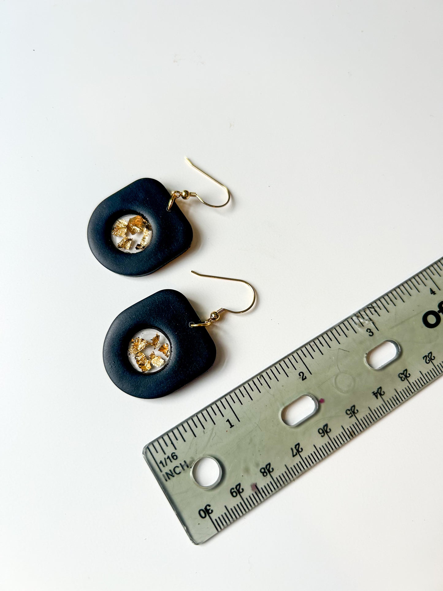Black and Foil Window Dangles