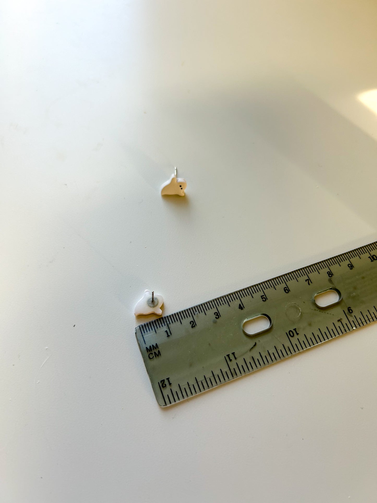 Mirrored Ghost Studs