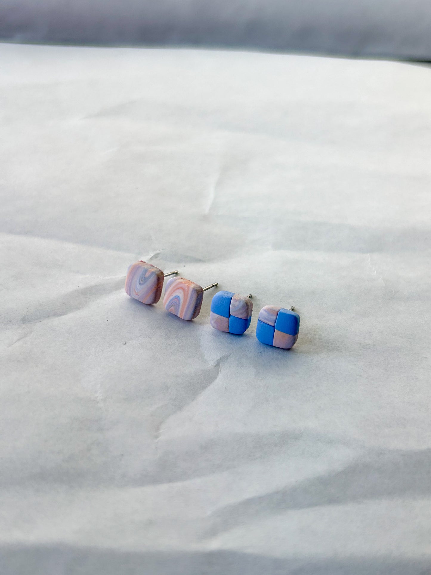 Mini Square Studs
