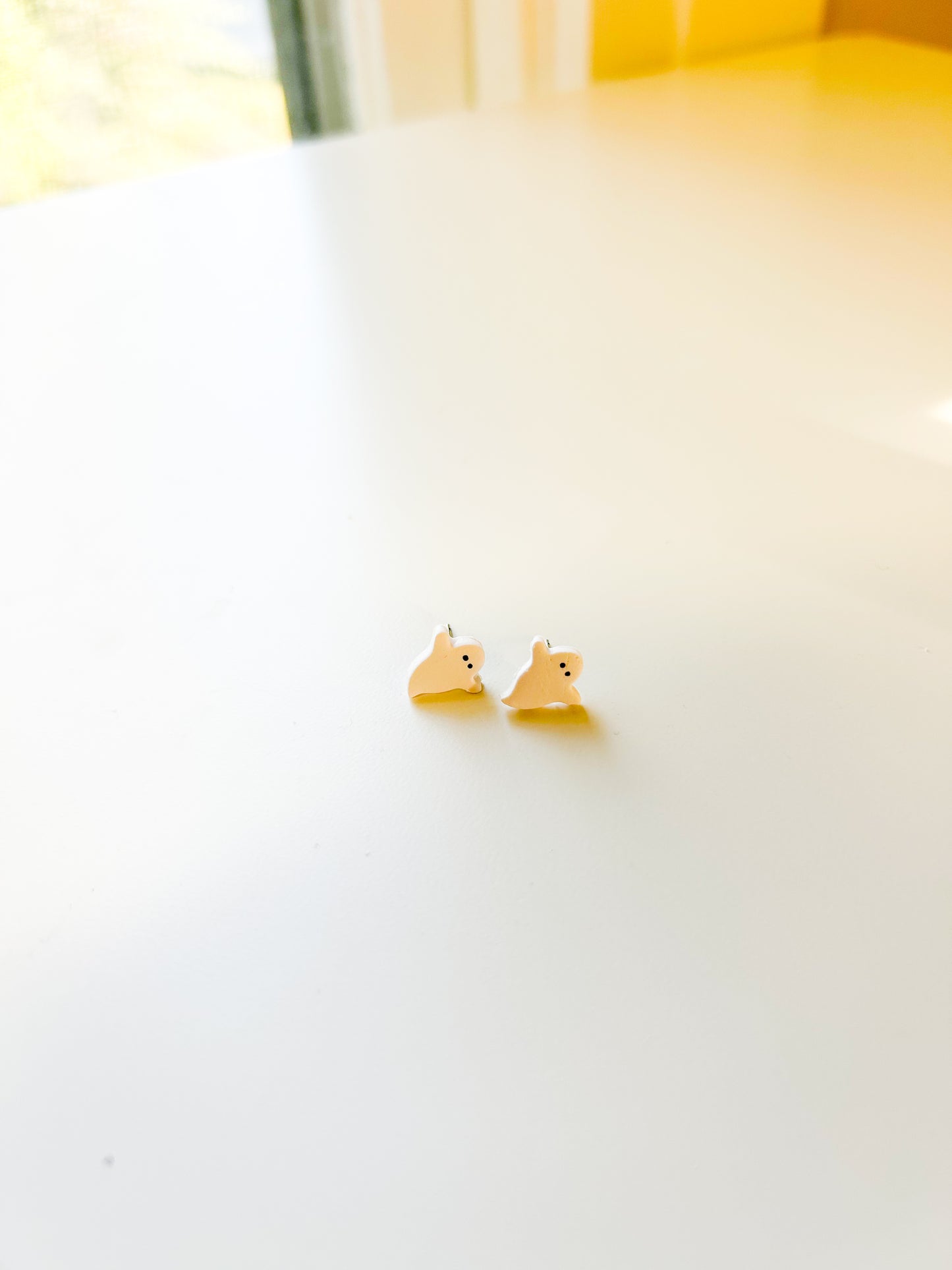Mirrored Ghost Studs