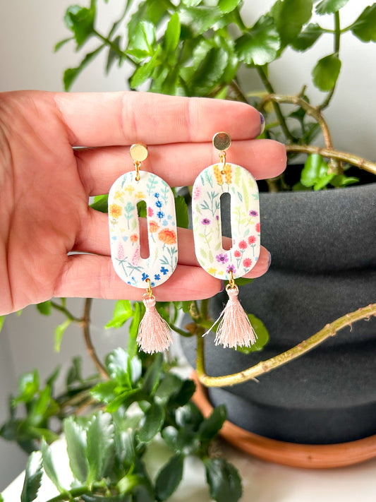 Wildflower Tassel Dangles