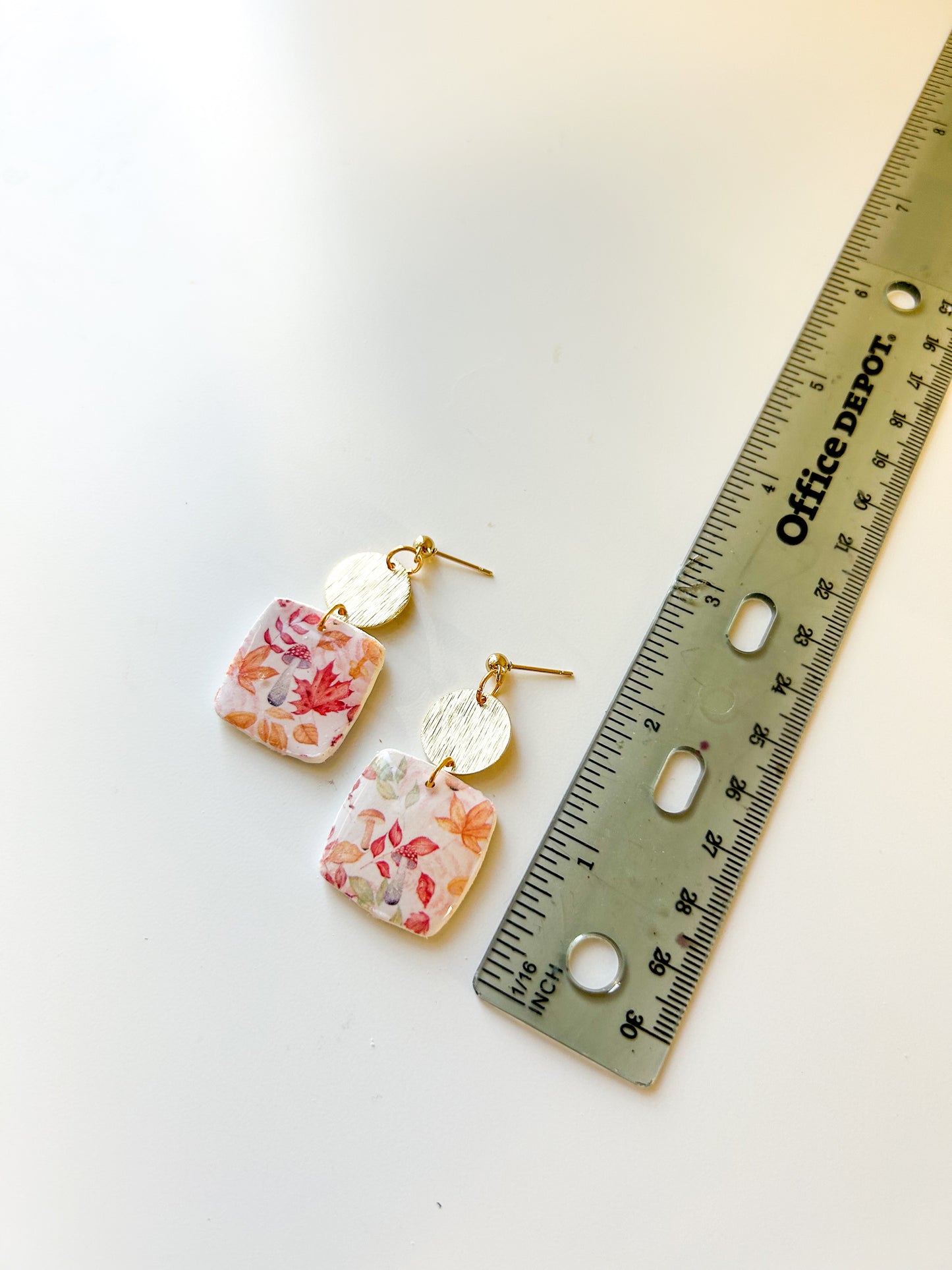 Fall Foliage Square Dangles