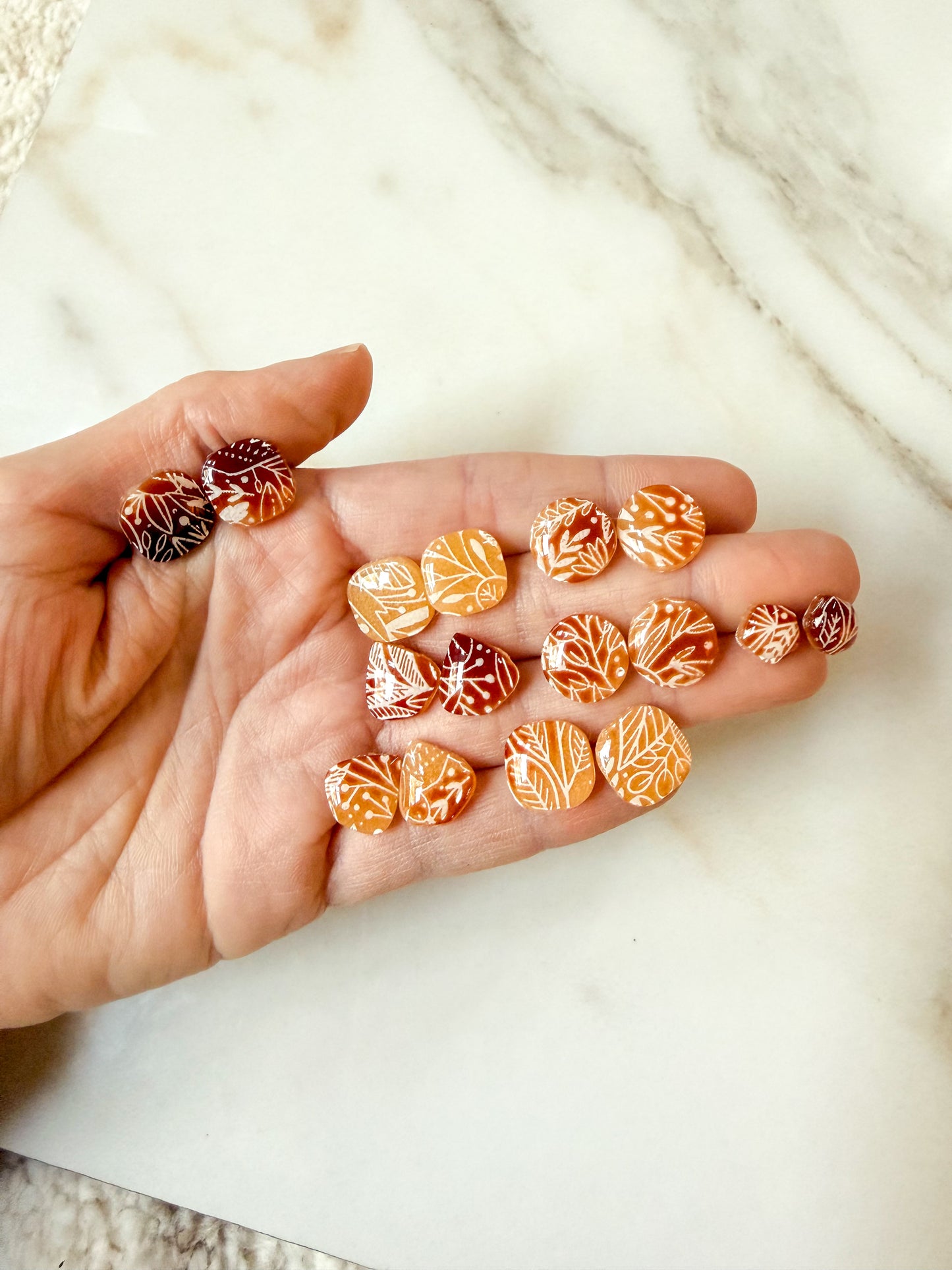Toasted Transluscent Studs